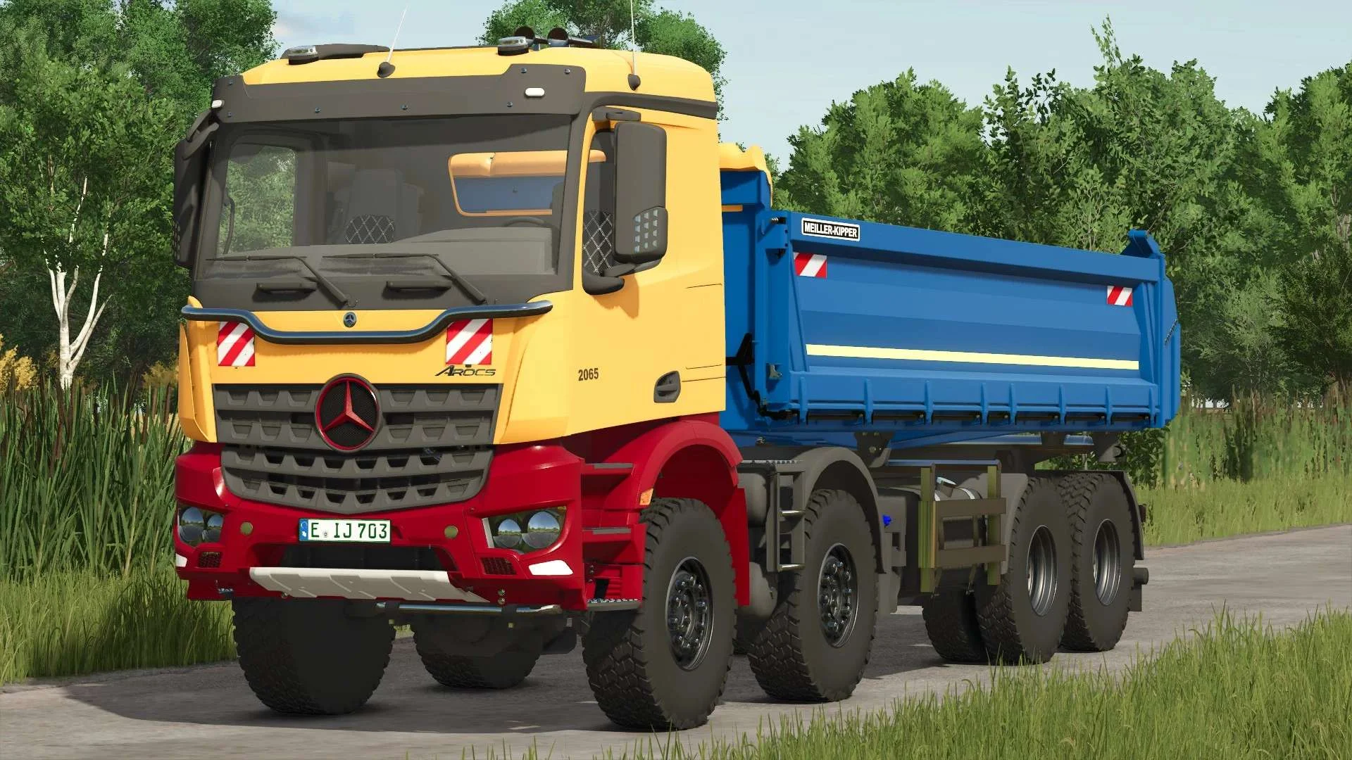 FS25 Mercedes Benz Arocs Agrar v1.0 Trucks Mod FS25 Mod Free Download