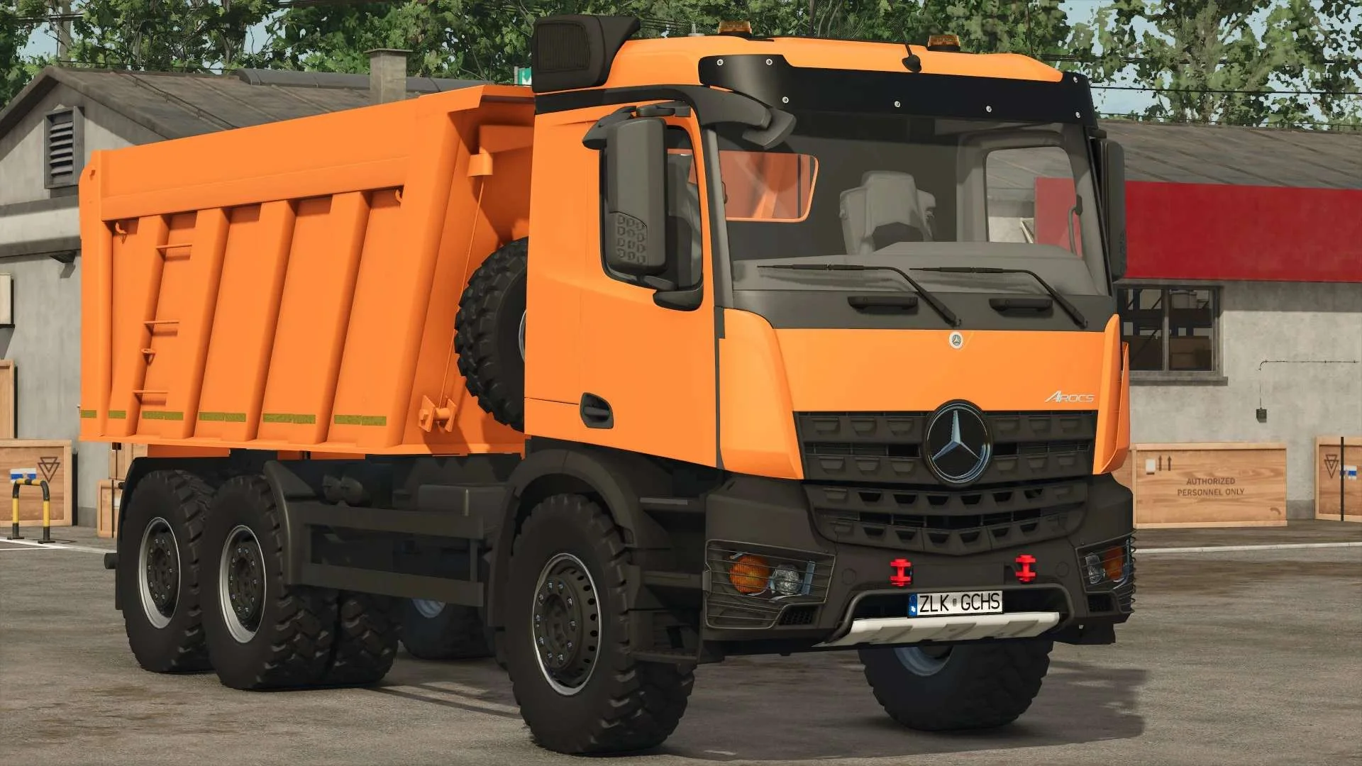 FS25 Mercedes Benz Arocs v1.0 Trucks Mod FS25 Mod Free Download