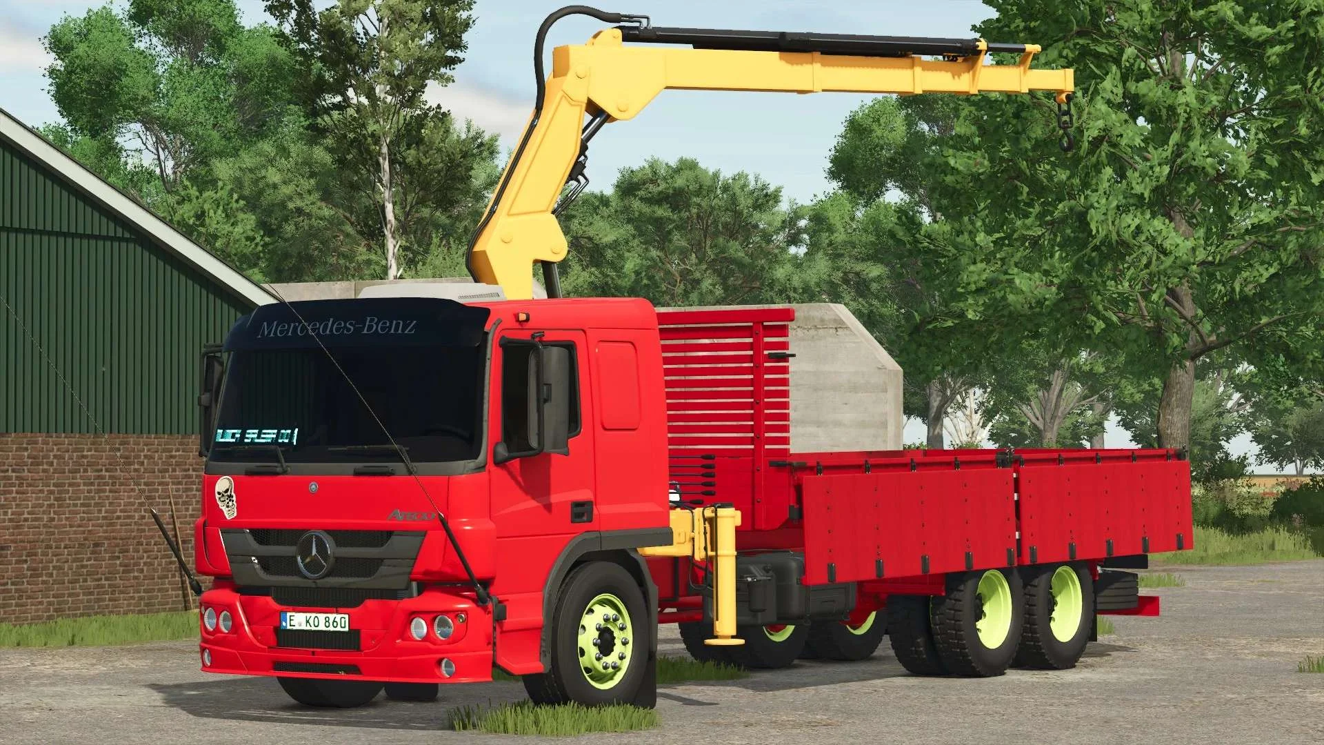 FS25 Mercedes Benz Atego Munck v1.0 Trucks Mod FS25 Mod Free Download