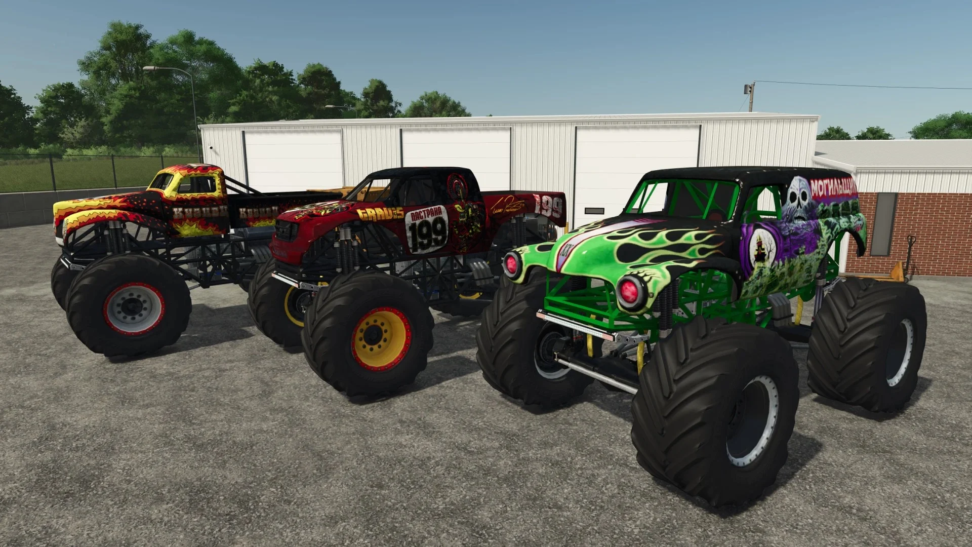 FS25 Monster Truck Pack v1.0 Trucks Mod FS25 Mod Free Download