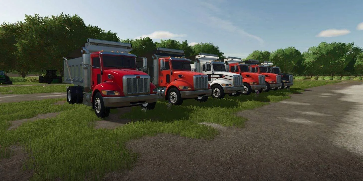 FS25 Peterbilt 340 DUMP v1.0 Trucks Mod FS25 Mod Free Download