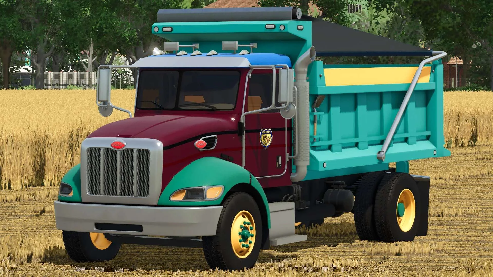 FS25 Peterbilt DOH 340 Dump Truck v1.0 Trucks Mod FS25 Mod Free Download
