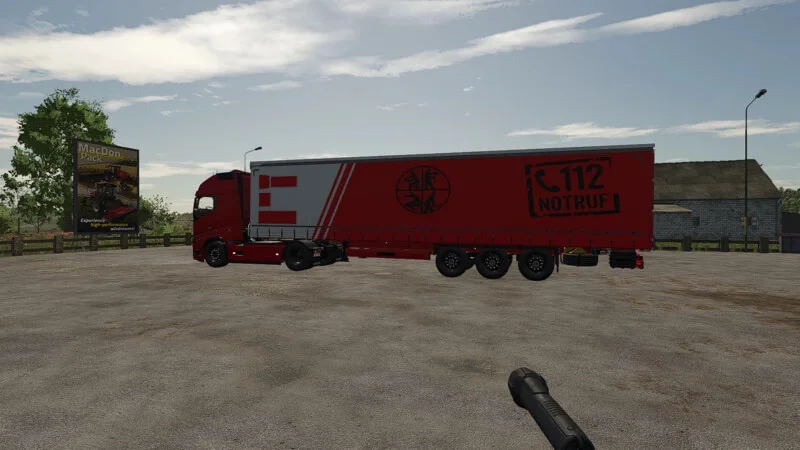 FS25 ProfiLiner fire department v1.0 Trucks Mod FS25 Mod Free Download
