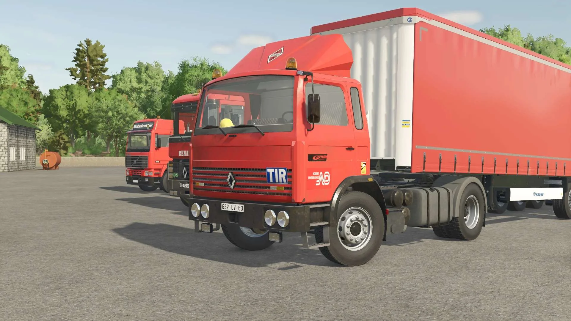 FS25 Renault G210 semi V1.1 Trucks Mod FS25 Mod Free Download