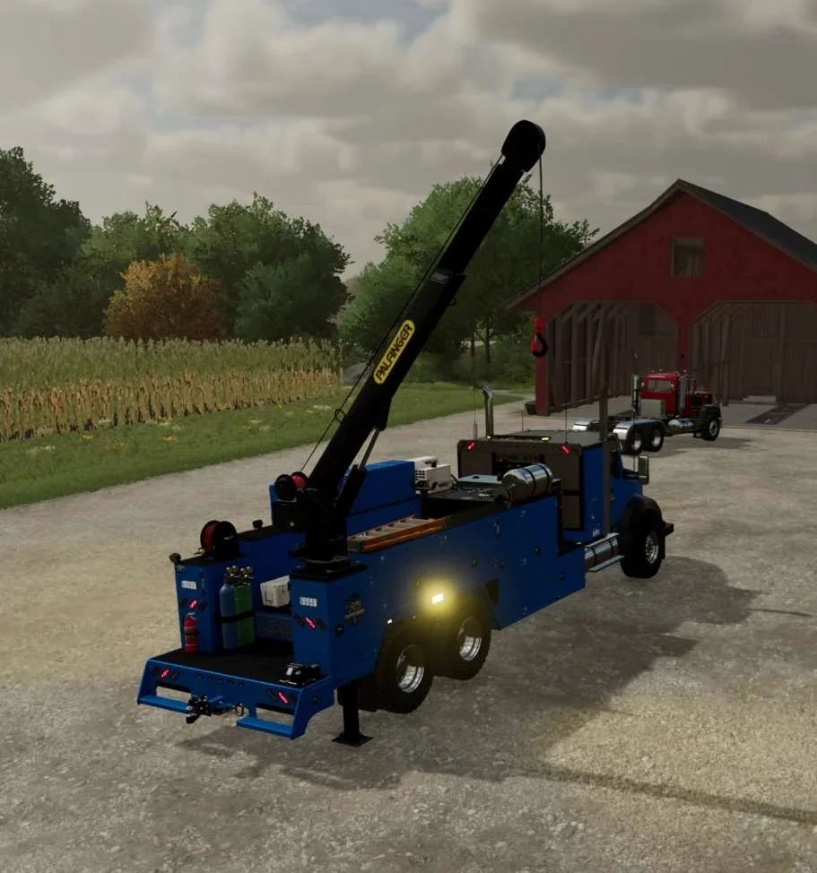 FS25 RMC’s T880 Service Truck Edit v1.0 Trucks Mod FS25 Mod Free Download