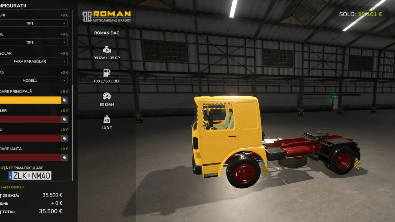 FS25 Roman Cap Beta v1.0 Trucks Mod FS25 Mod Free Download