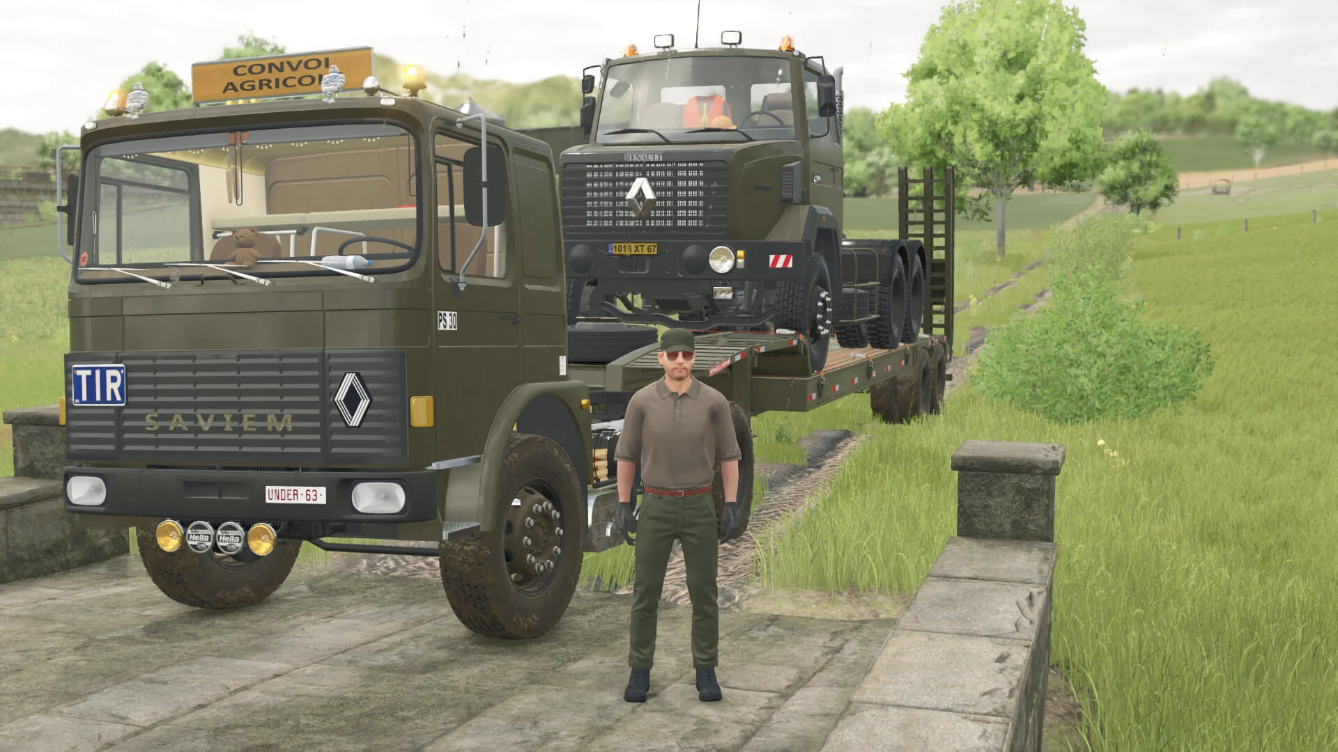 FS25 Saviem PS30 V1.0 Trucks Mod FS25 Mod Free Download