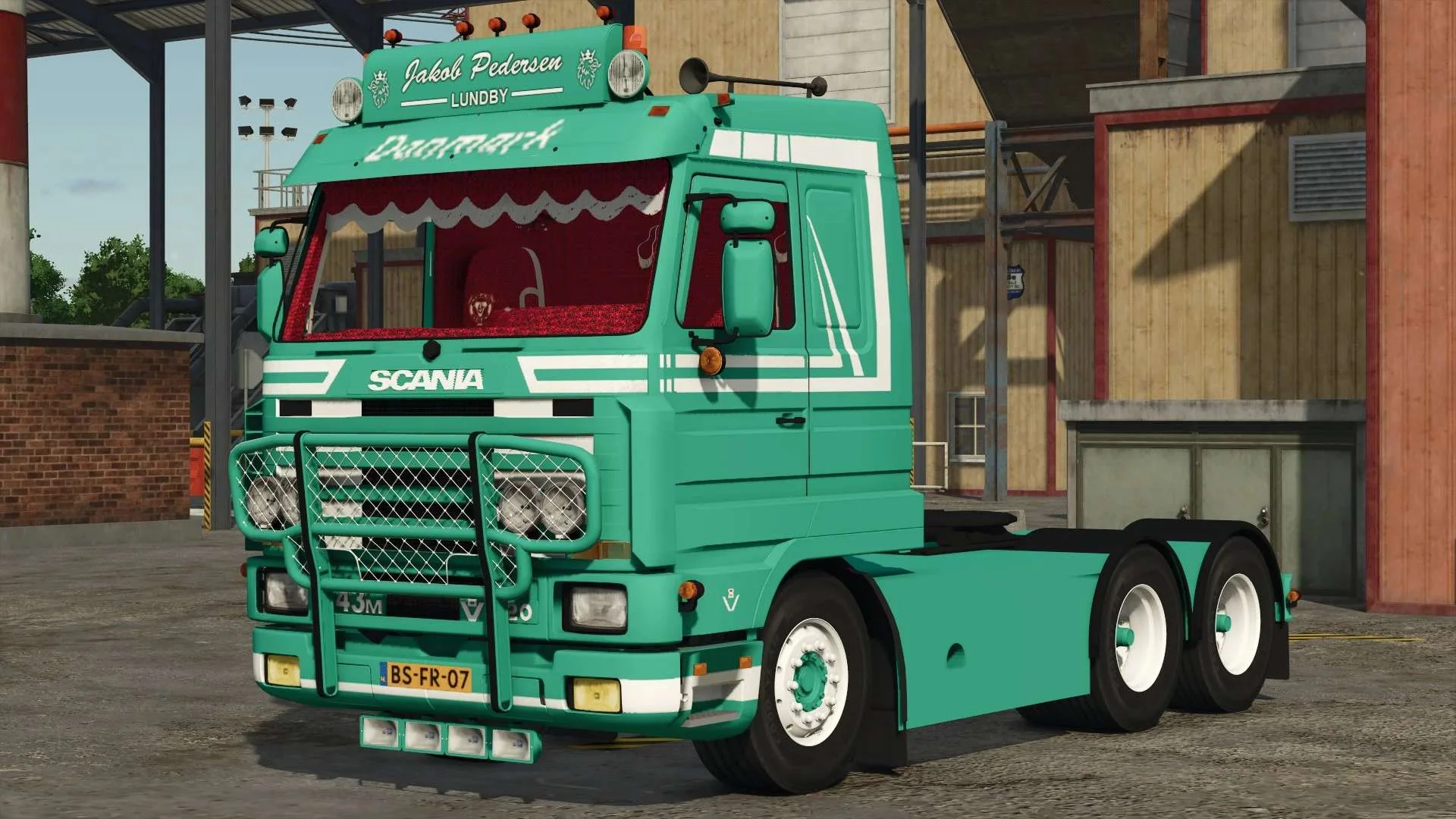 FS25 Scania 143M Jakob Pedersen v1.0 Trucks Mod FS25 Mod Free Download