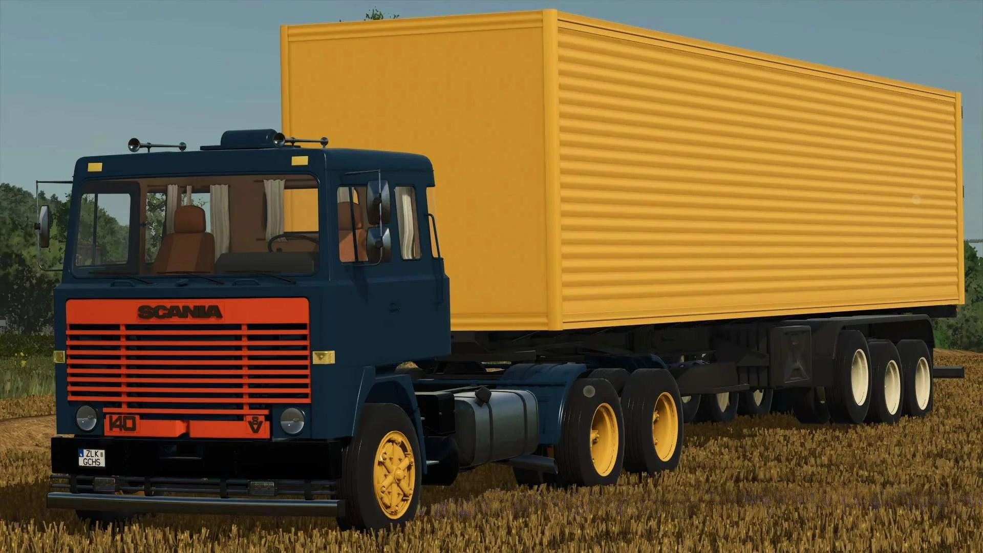 FS25 Scania LK 140 & Trailer v1.0 Trucks Mod FS25 Mod Free Download
