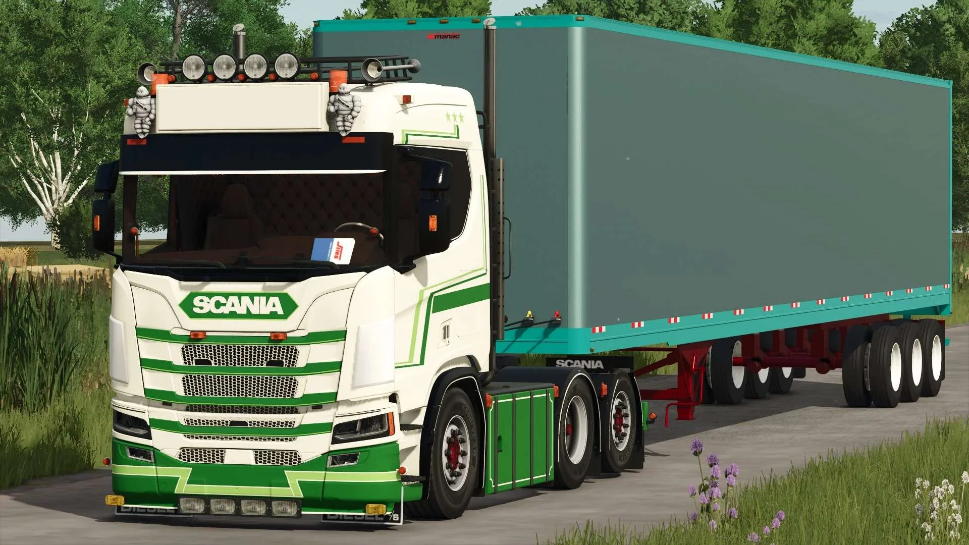 FS25 Scania NG Truck + Trailer v1.0 Trucks Mod FS25 Mod Free Download