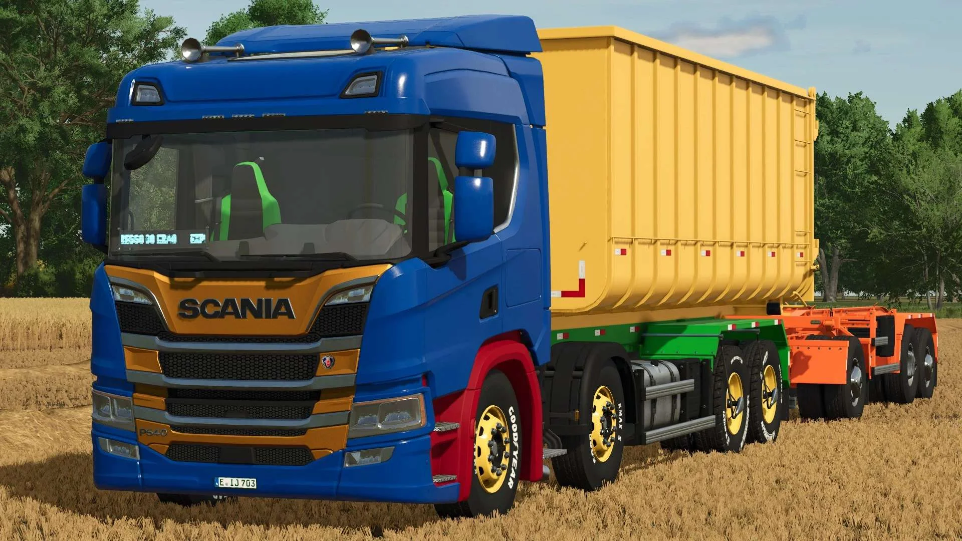 FS25 Scania P 320/540 IT Runner v1.0 Trucks Mod FS25 Mod Free Download