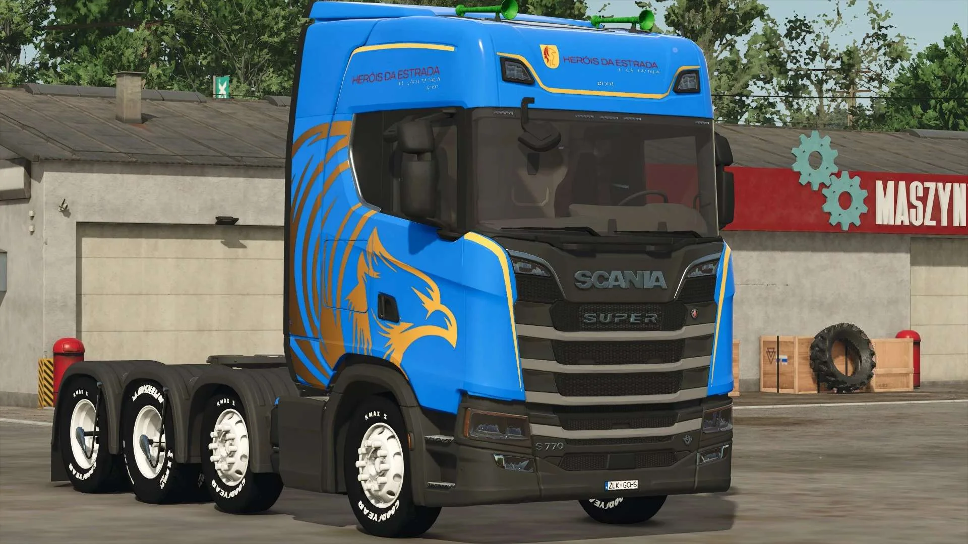 FS25 Scania R420 v1.0 Trucks Mod FS25 Mod Free Download