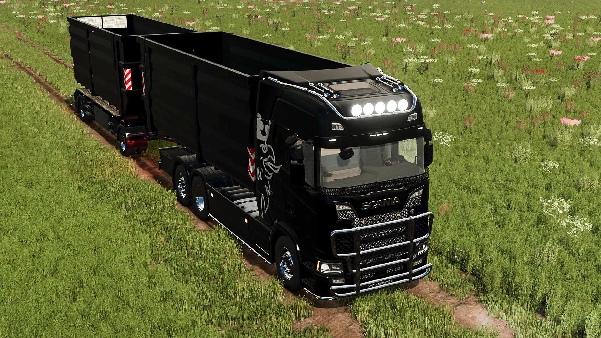 FS25 Scania S Hooklift V1.0.1 Trucks Mod FS25 Mod Free Download