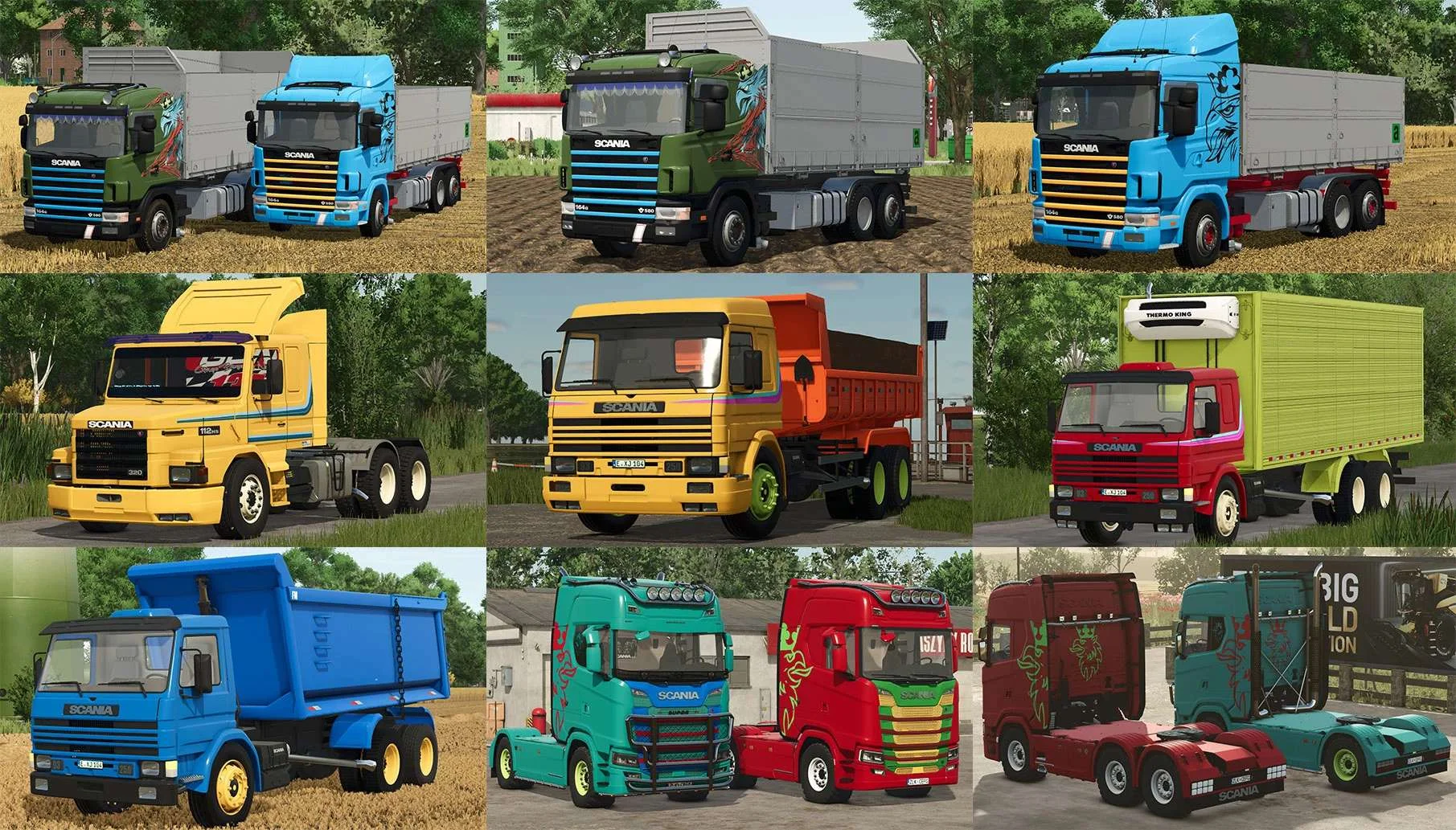 FS25 Scania Trucks Pack v1.0 FS25 Mod Free Download