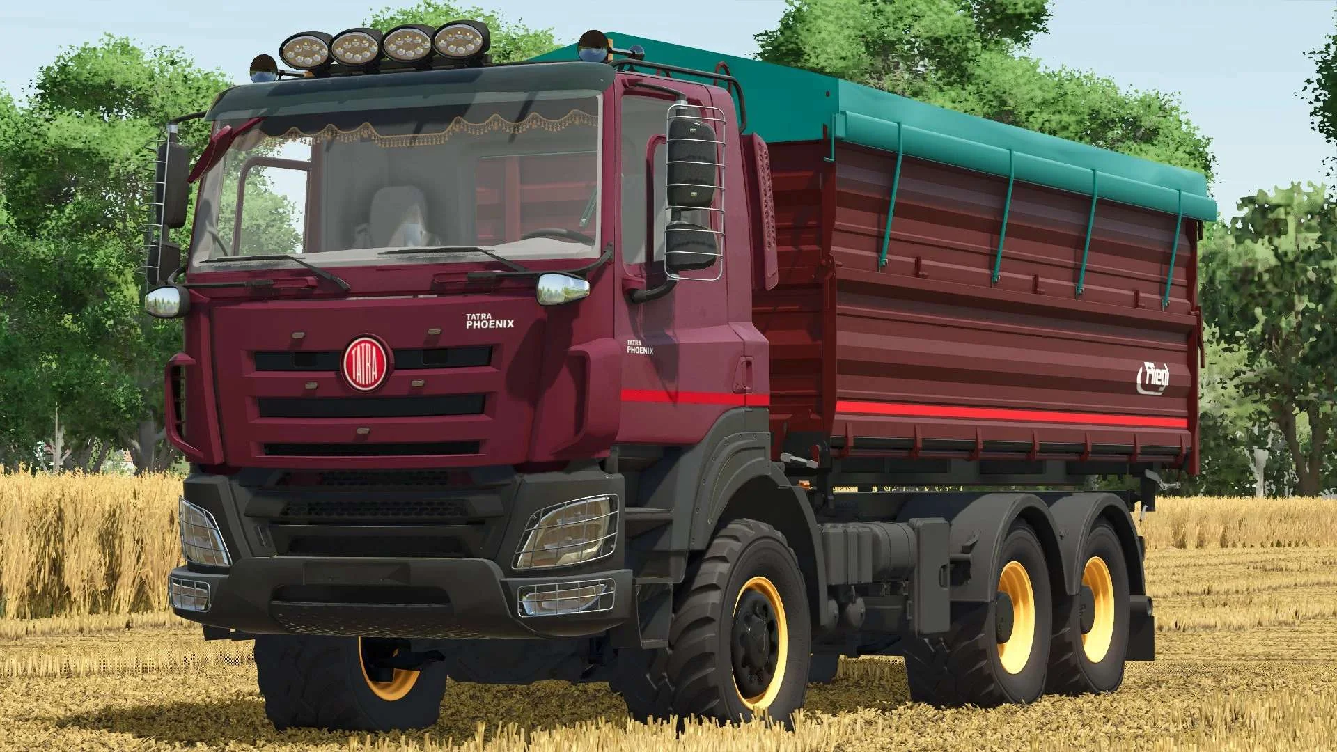 FS25 Tatra Phoenix Agro Truck & Fliegl TDK N Trailer v1.0 Trucks Mod FS25 Mod Free Download