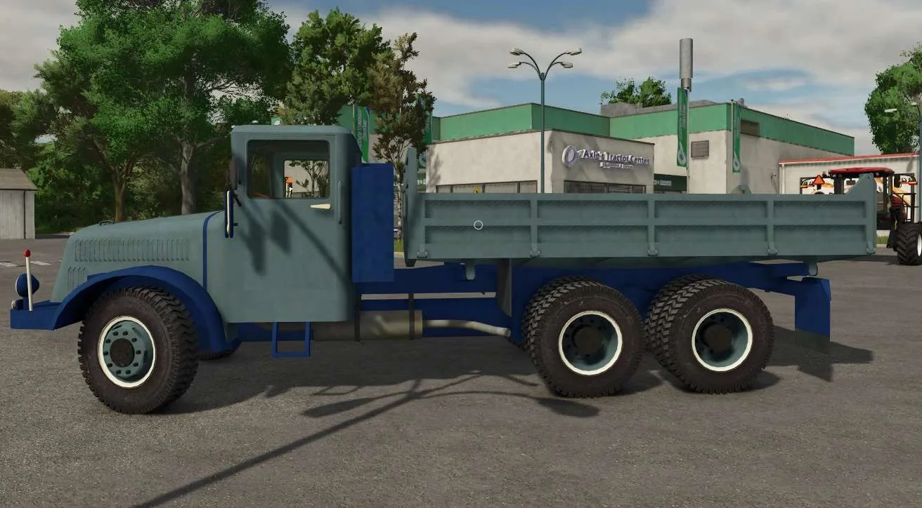 FS25 TATRA t111 blue v1.0 Trucks Mod FS25 Mod Free Download