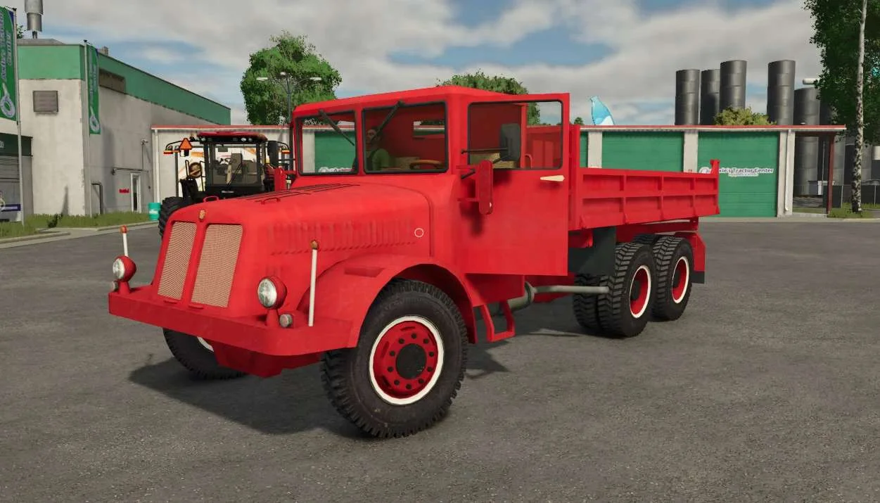 FS25 TATRA t111 Red v1.0 Trucks Mod FS25 Mod Free Download