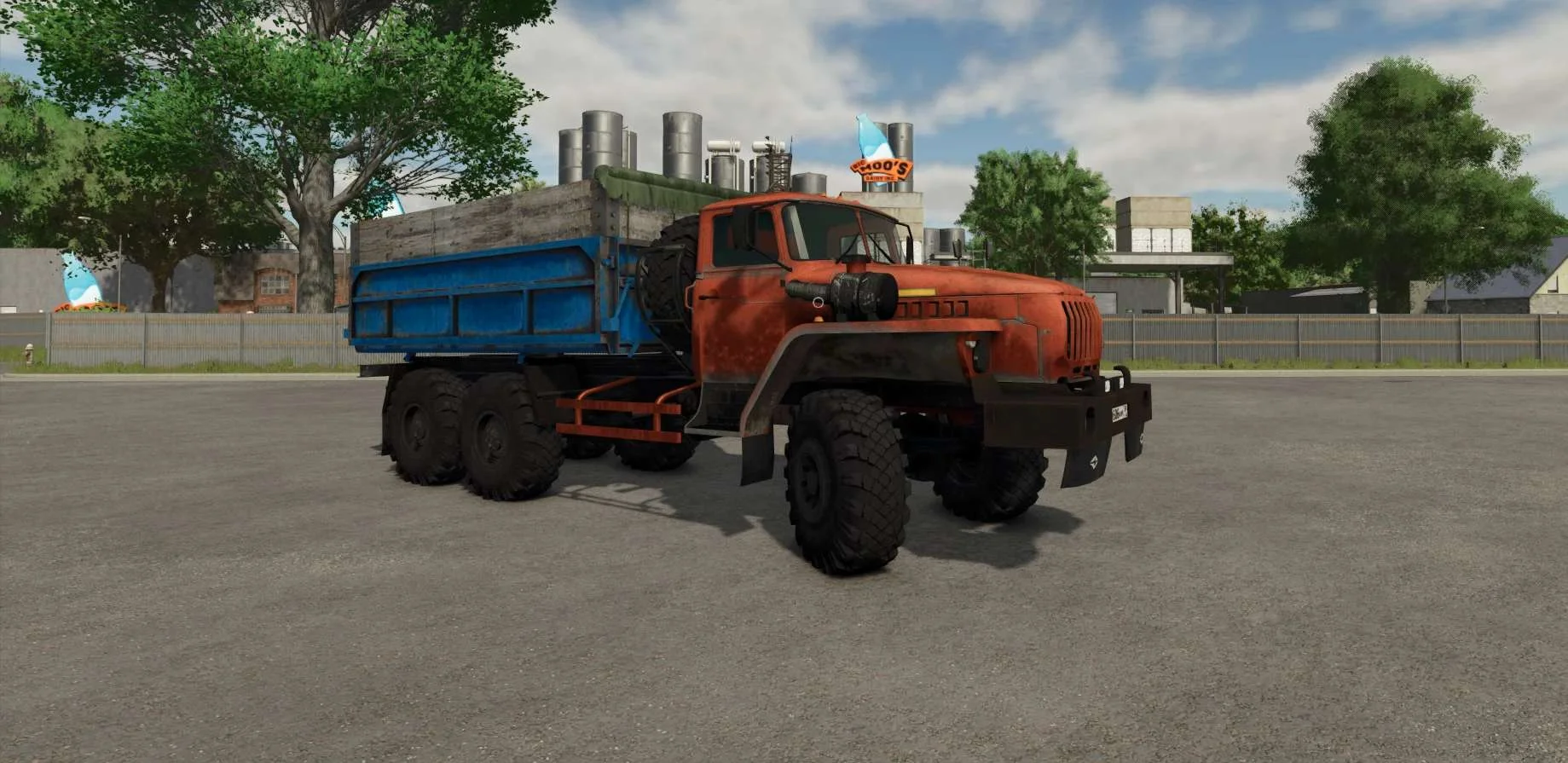 FS25 Ural 4320 and Trailer v1.0 Trucks Mod FS25 Mod Free Download