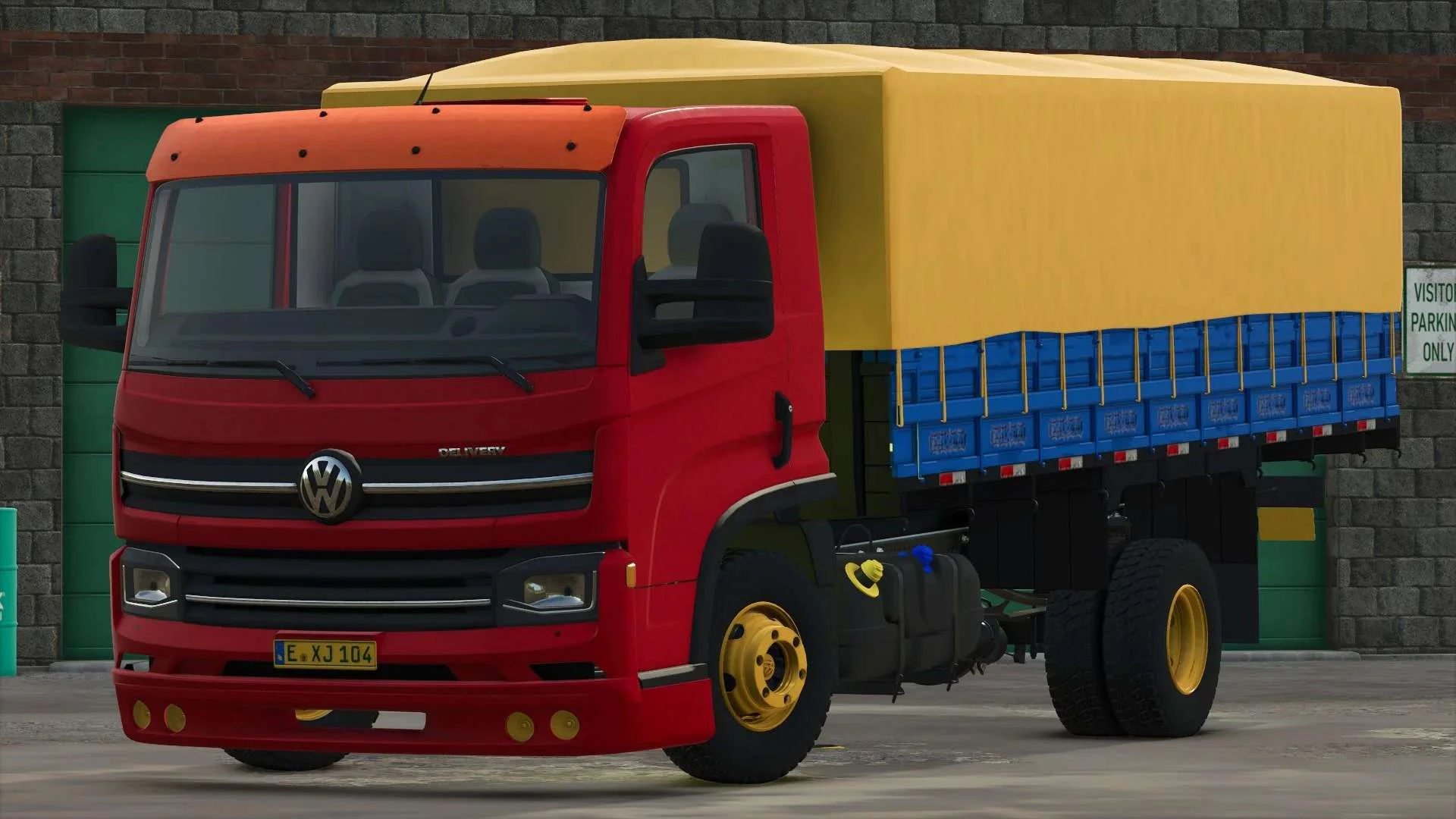 FS25 Volswagen Delivery v1.0 Trucks Mod FS25 Mod Free Download