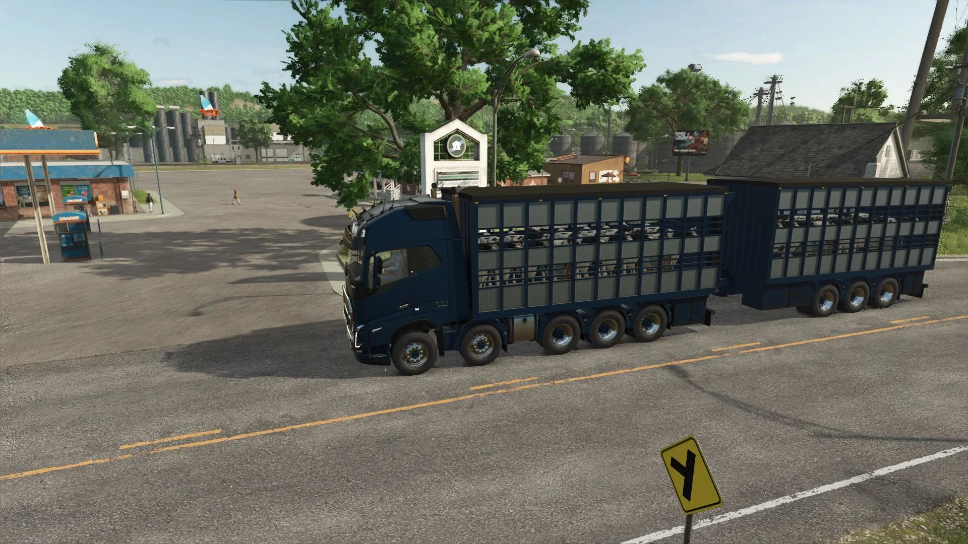 FS25 Volvo animal transport truck V1.0.0.1 Trucks Mod FS25 Mod Free Download