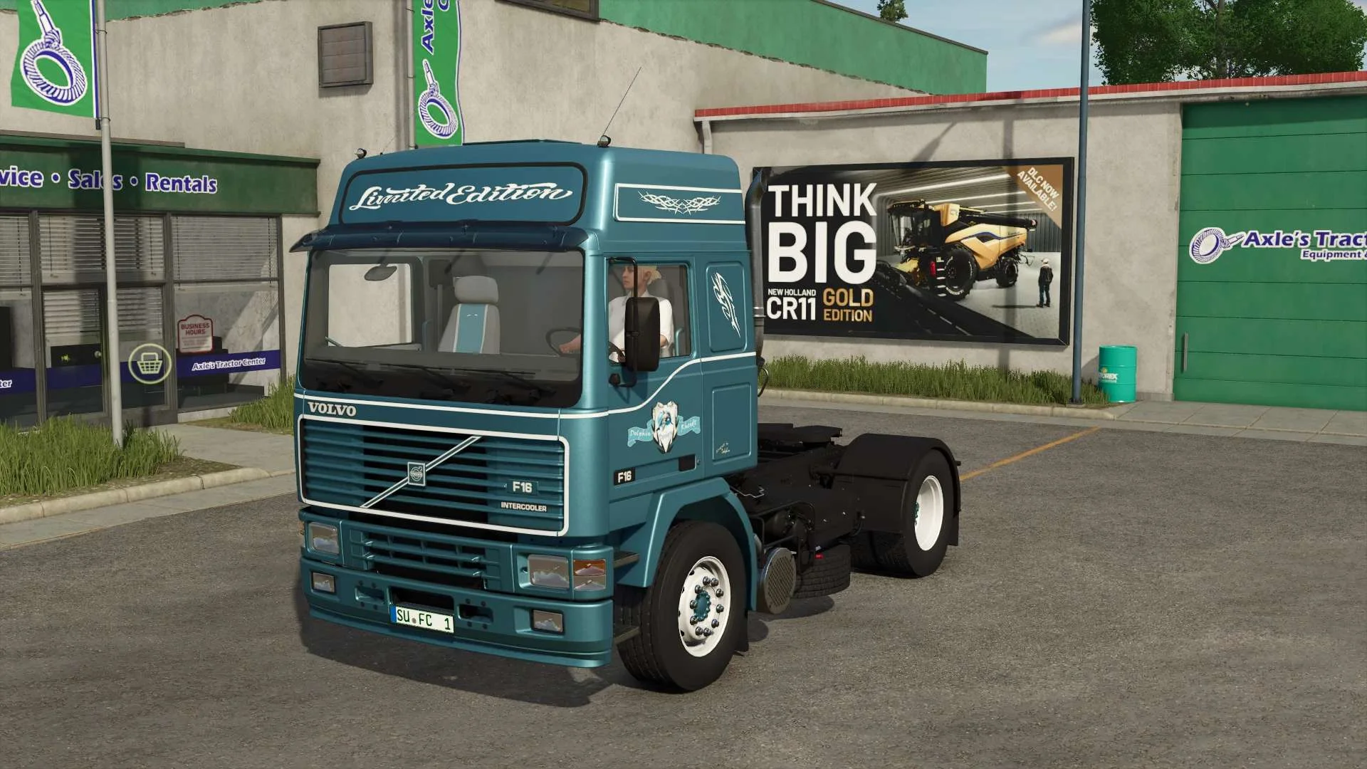 FS25 Volvo F16 Globetrotter Dolphin Edition v1.0 Trucks Mod FS25 Mod Free Download