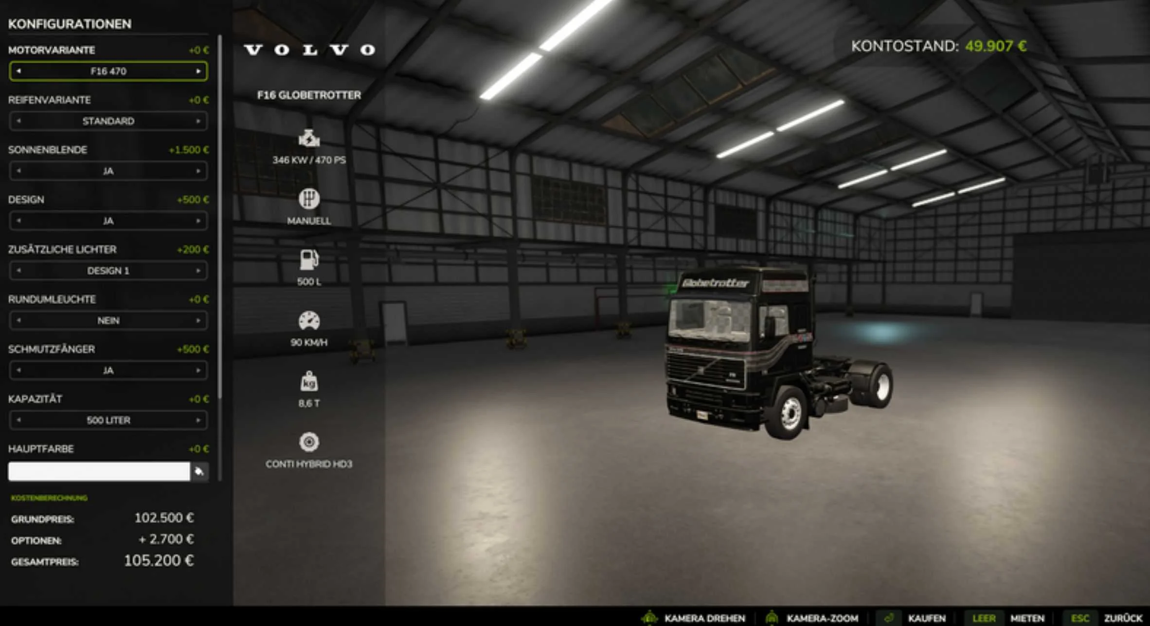 FS25 Volvo F16 truck V1.0.0.1 Trucks Mod FS25 Mod Free Download