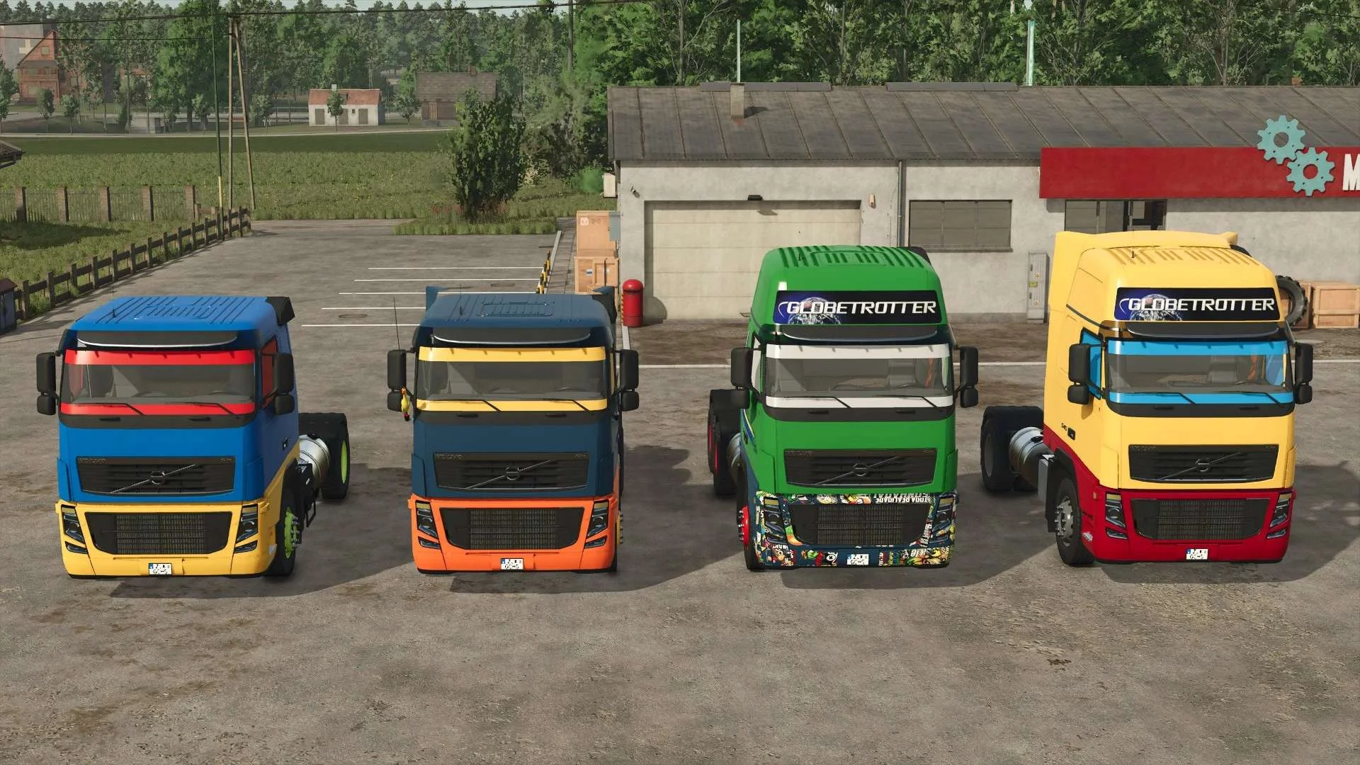 FS25 Volvo FH 2019 Truck & Trailers v1.0 Trucks Mod FS25 Mod Free Download