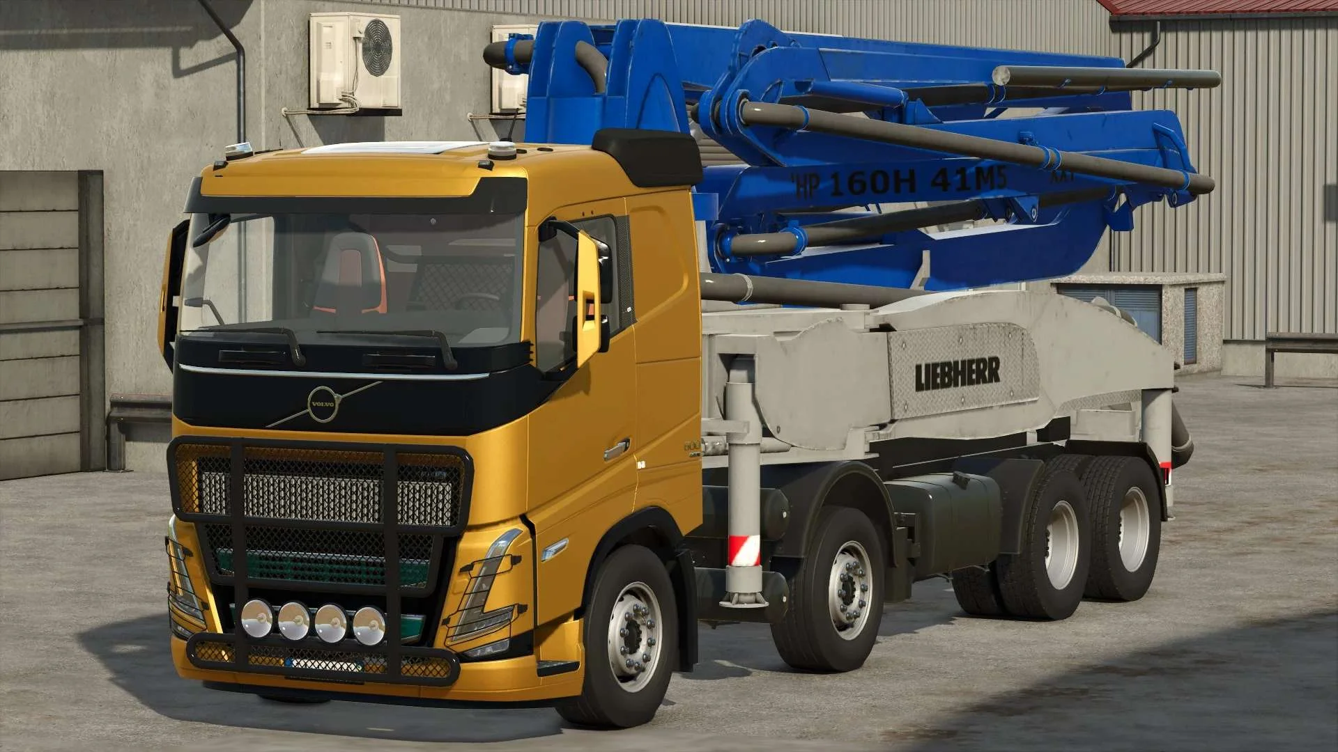 FS25 Volvo FH16 Concrete Pump Truck v1.0 Trucks Mod FS25 Mod Free Download