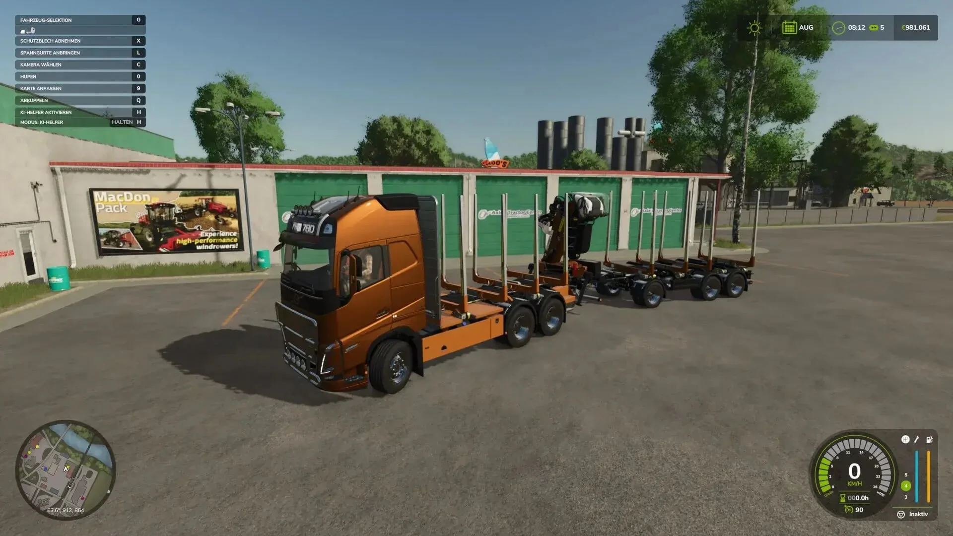 FS25 Volvo Fh16 Holz v1.0 Trucks Mod FS25 Mod Free Download