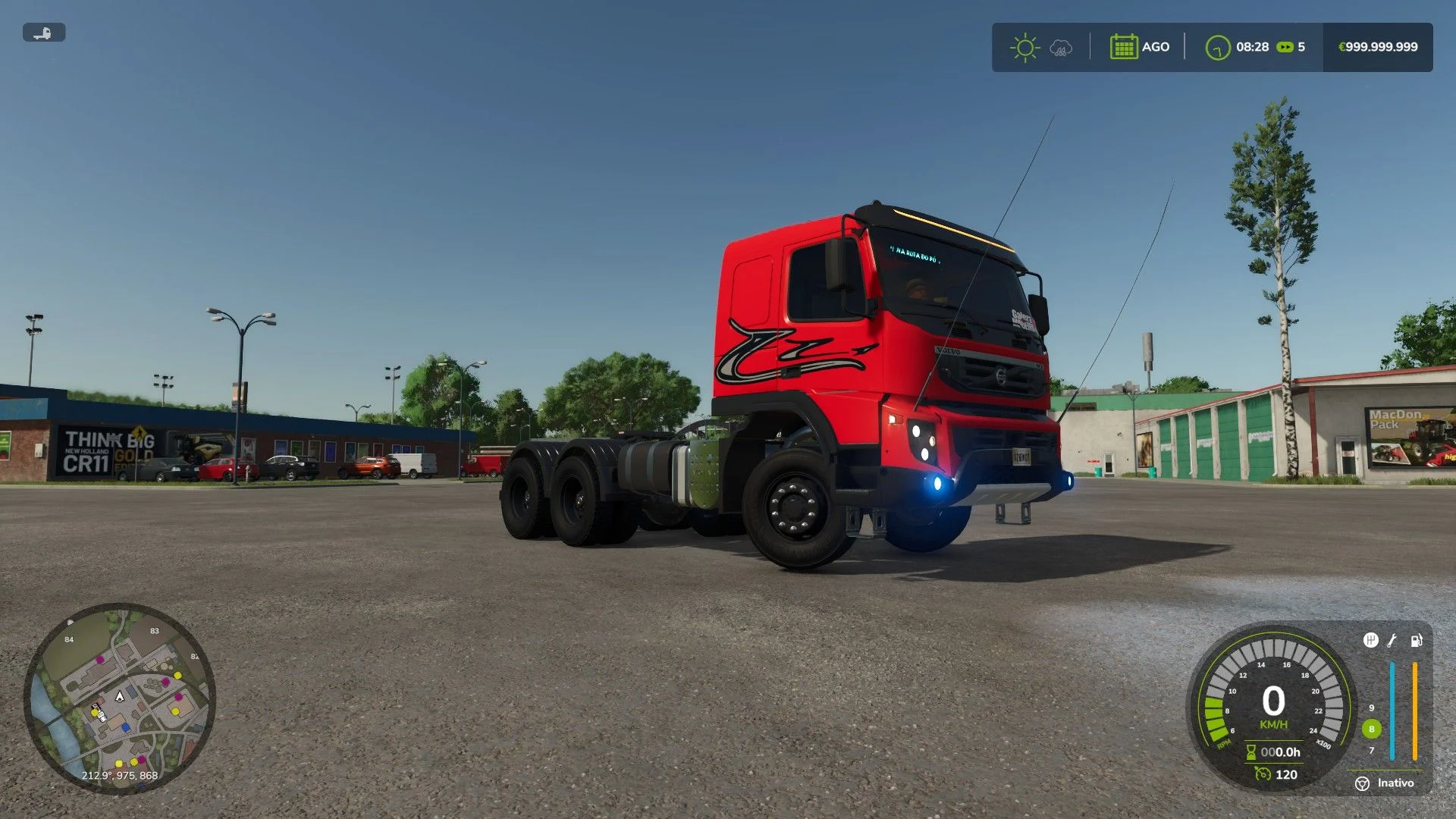 FS25 Volvo FMX 2011 V1.0 Trucks Mod FS25 Mod Free Download