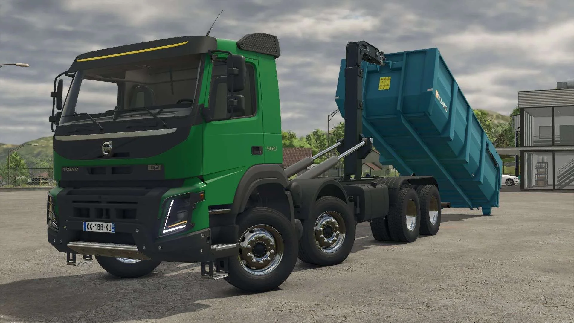 FS25 Volvo FMX Ampiroll 8×4 v1.0 Trucks Mod FS25 Mod Free Download