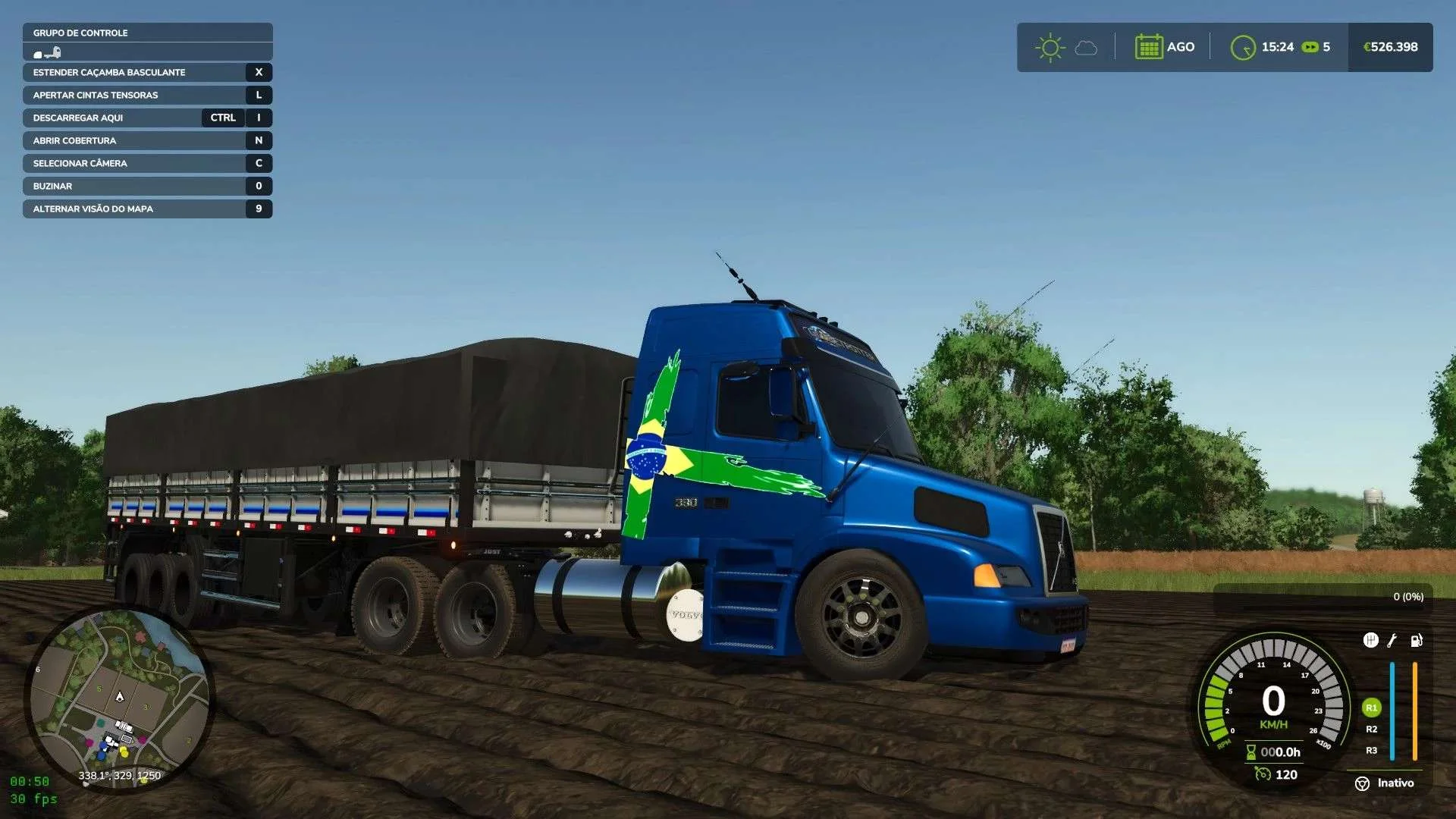 FS25 Volvo NH12 v1.0 Trucks Mod FS25 Mod Free Download