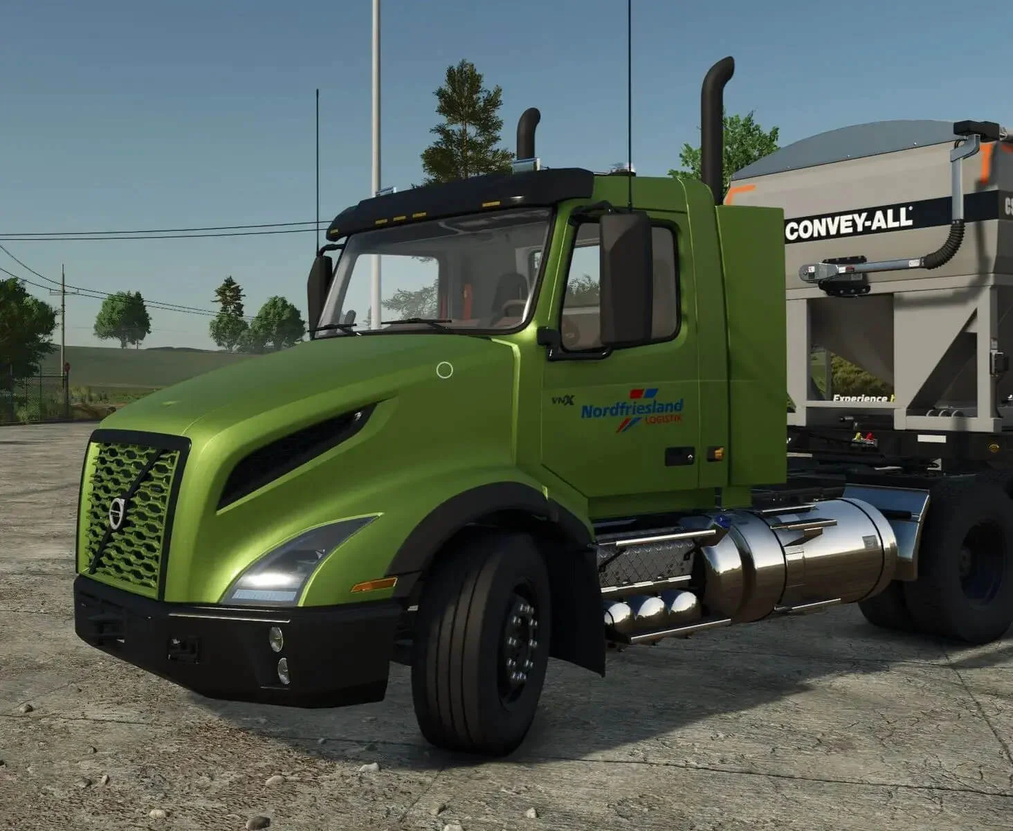 FS25 Volvo VNX 300 MTSH V1.1 Trucks Mod FS25 Mod Free Download