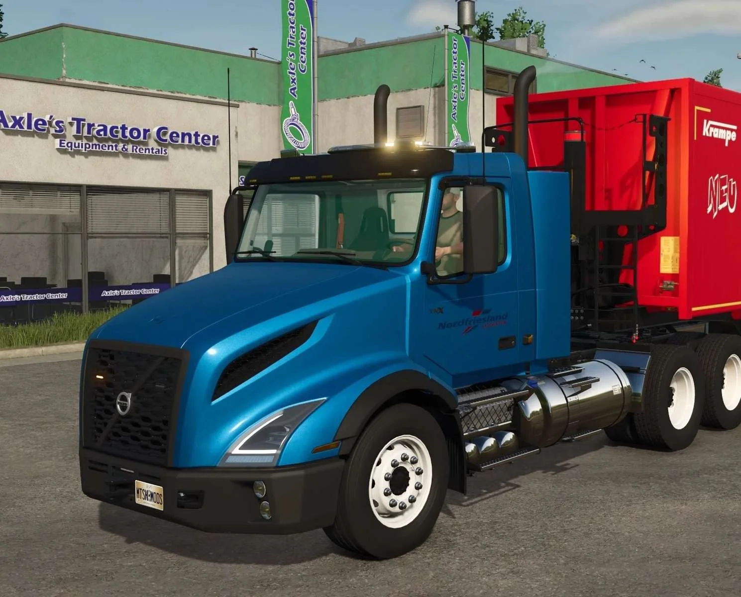 FS25 Volvo VNX 300 von MTSH v1.2 Trucks Mod FS25 Mod Free Download