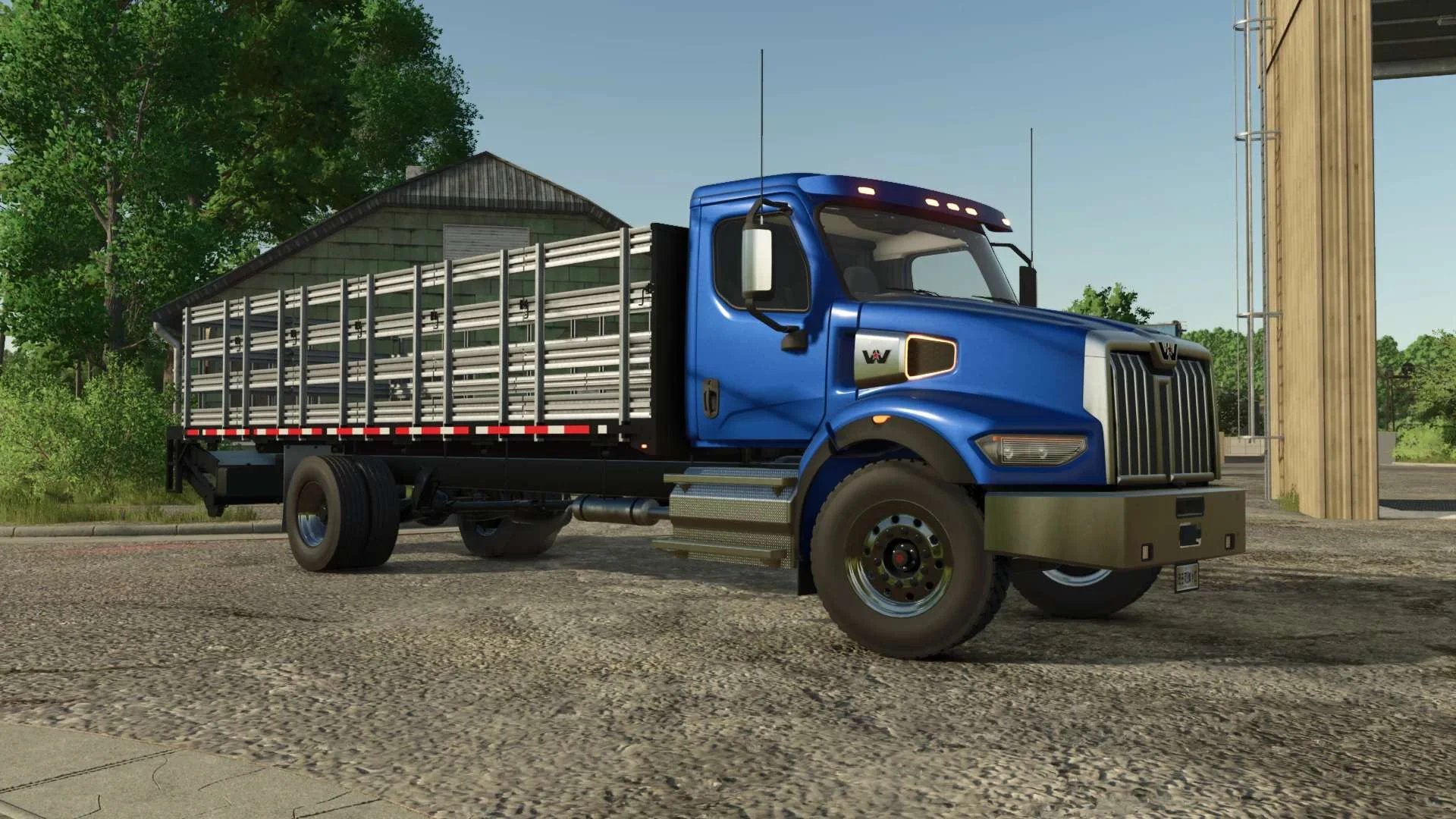 FS25 Western Star 49X Stakebed v1.0 Trucks Mod FS25 Mod Free Download