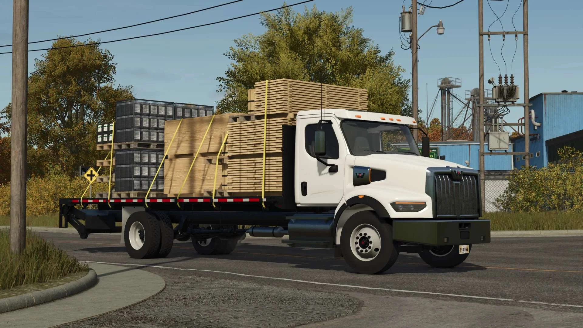 FS25 Western Star 49X Stakebed v1.1 Trucks Mod FS25 Mod Free Download