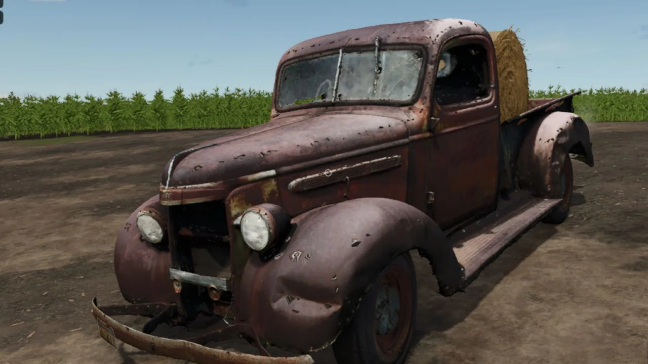 FS25 1937 GMC Truck Rusty V1.0 Vehicles Mod FS25 Mod Free Download