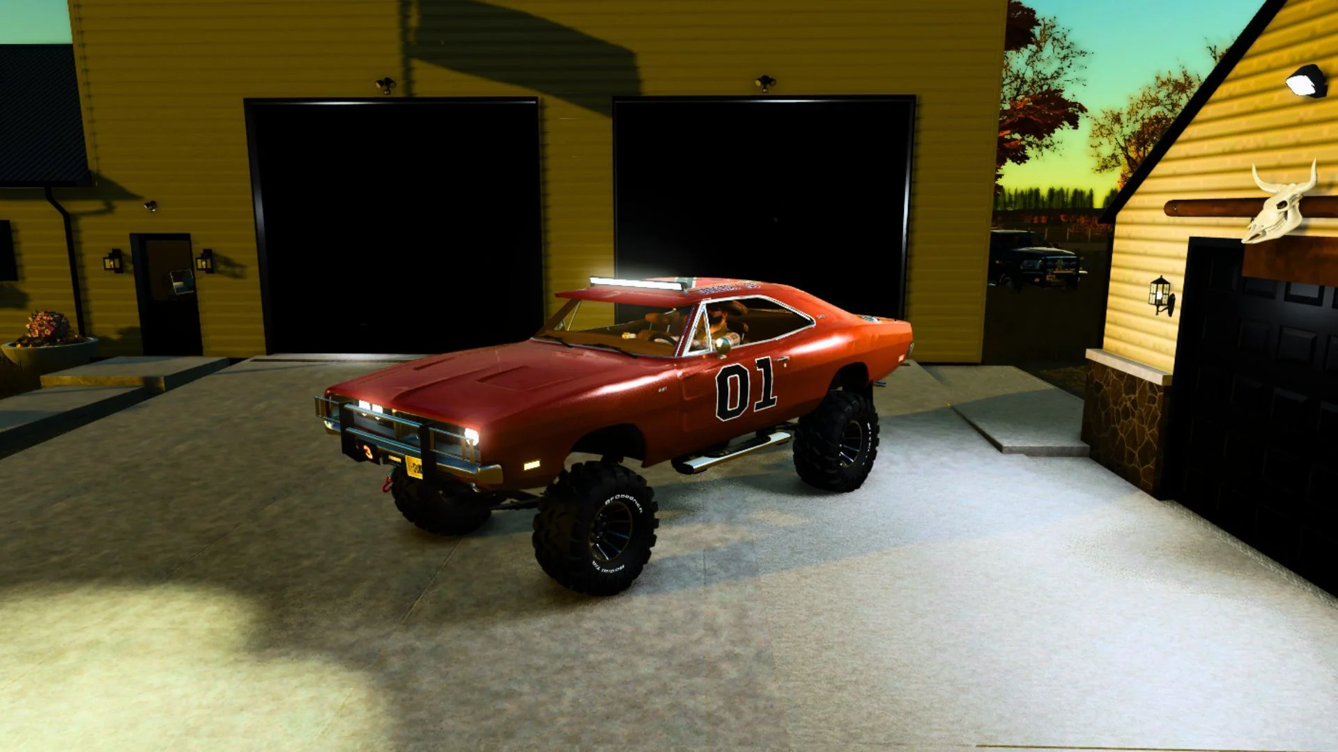FS25 1968 Dodge Charger Custom 4×4 V1.0.0.1 Vehicles Mod FS25 Mod Free Download