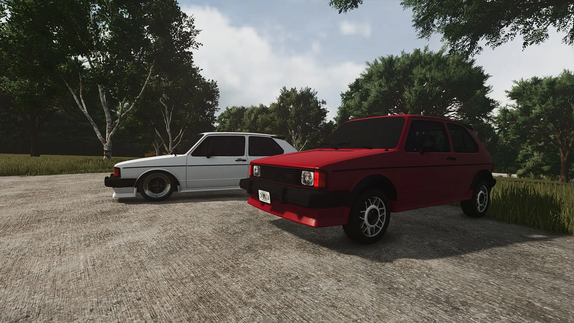 FS25 1984 VW Volkswagen Rabbit GTI MK1 V1.0 Vehicles Mod FS25 Mod Free Download