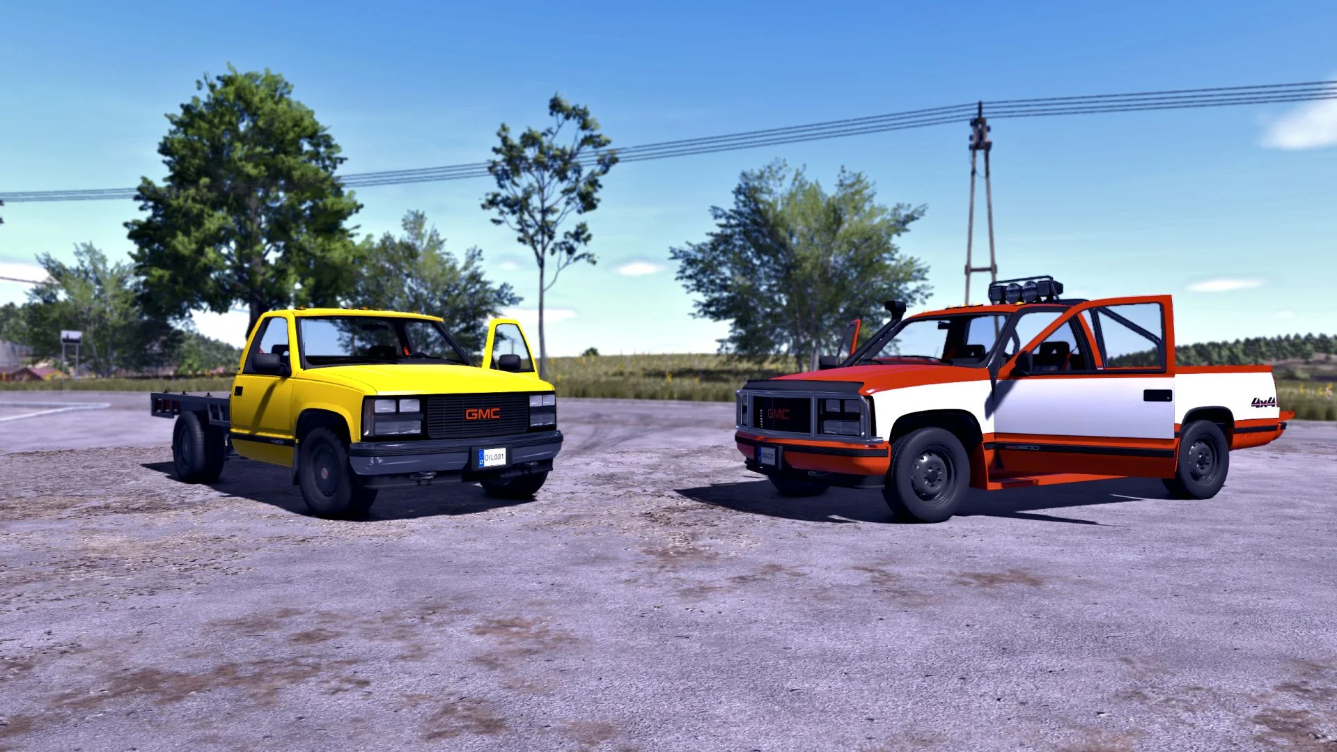 FS25 1988 GMC Sierra 1500 SLE v1.0 Vehicles Mod FS25 Mod Free Download