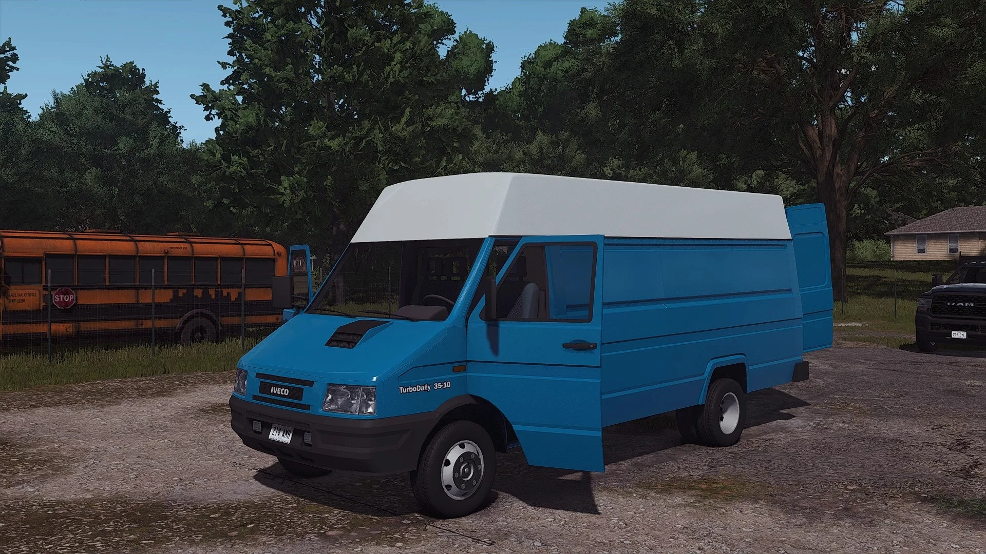 FS25 1989 Iveco Turbo Daily 35-10 v1.0 Vehicles Mod FS25 Mod Free Download