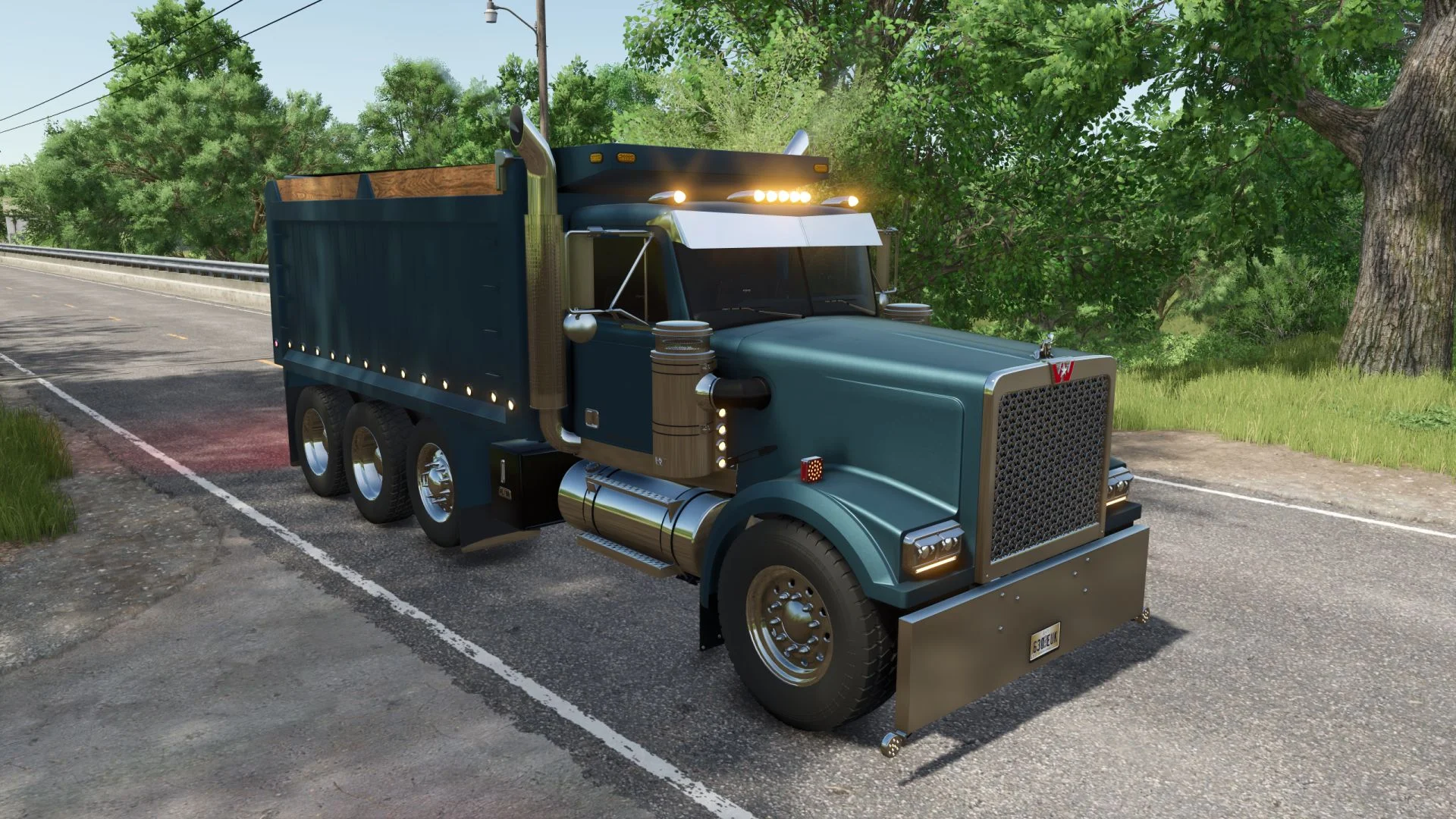 FS25 1990 Western Star 4964 Tri-Axle V1.4 Vehicles Mod FS25 Mod Free Download