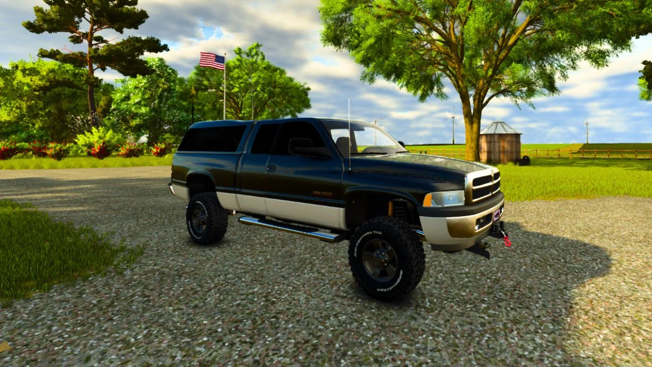 FS25 1999 Dodge Ram 2500 Club Cab V1.0.0.4 Vehicles Mod FS25 Mod Free Download