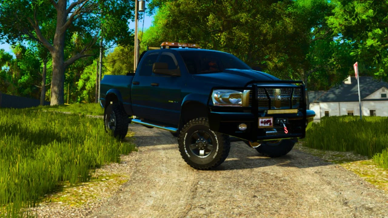 FS25 2007 Dodge Ram 1500 Quad Cab V1.0.0.2 Vehicles Mod FS25 Mod Free Download