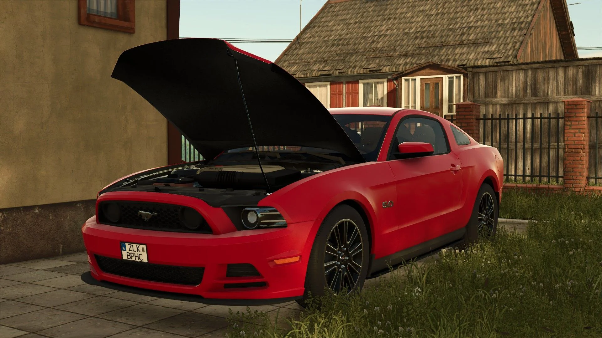 FS25 2013-2014 Ford Mustang V1.3.0.1 Vehicles Mod FS25 Mod Free Download