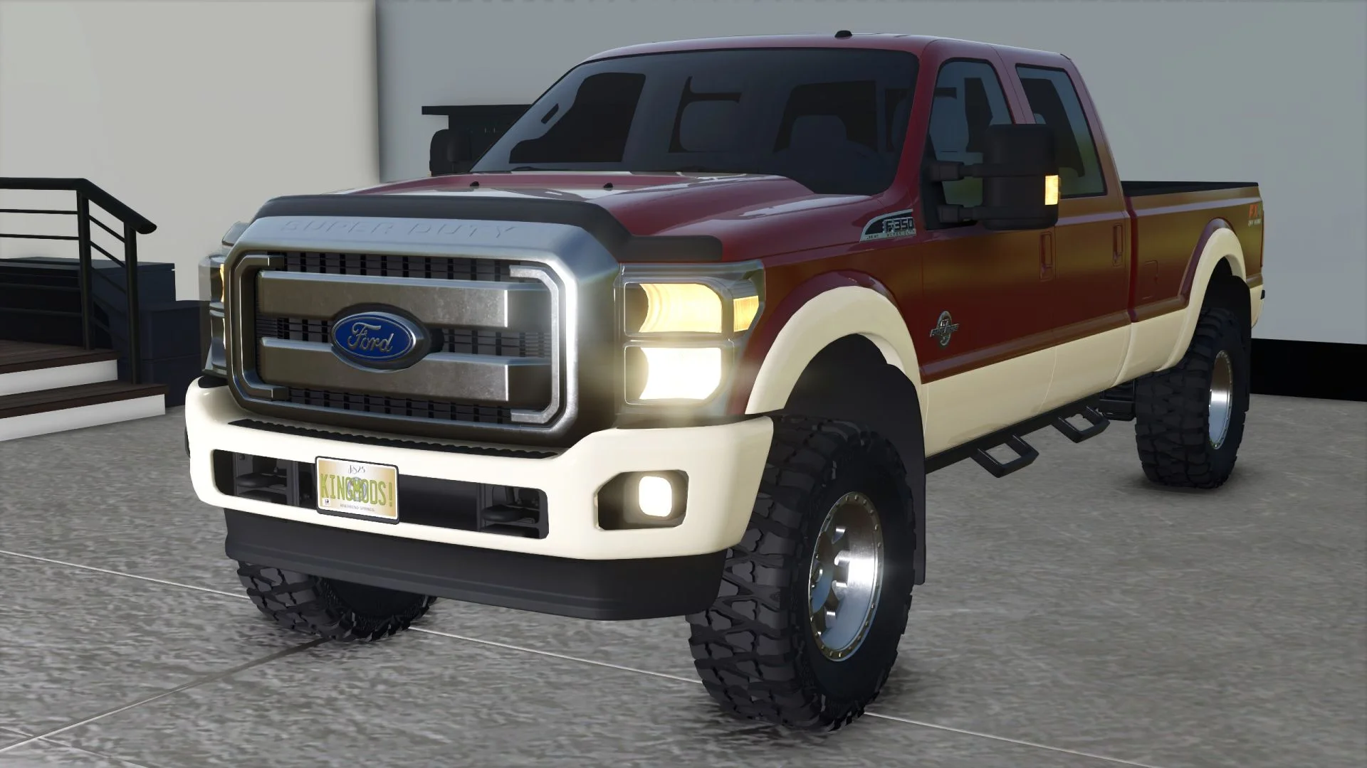 FS25 2015 Ford F350 Small Lift V1.1 Vehicles Mod FS25 Mod Free Download