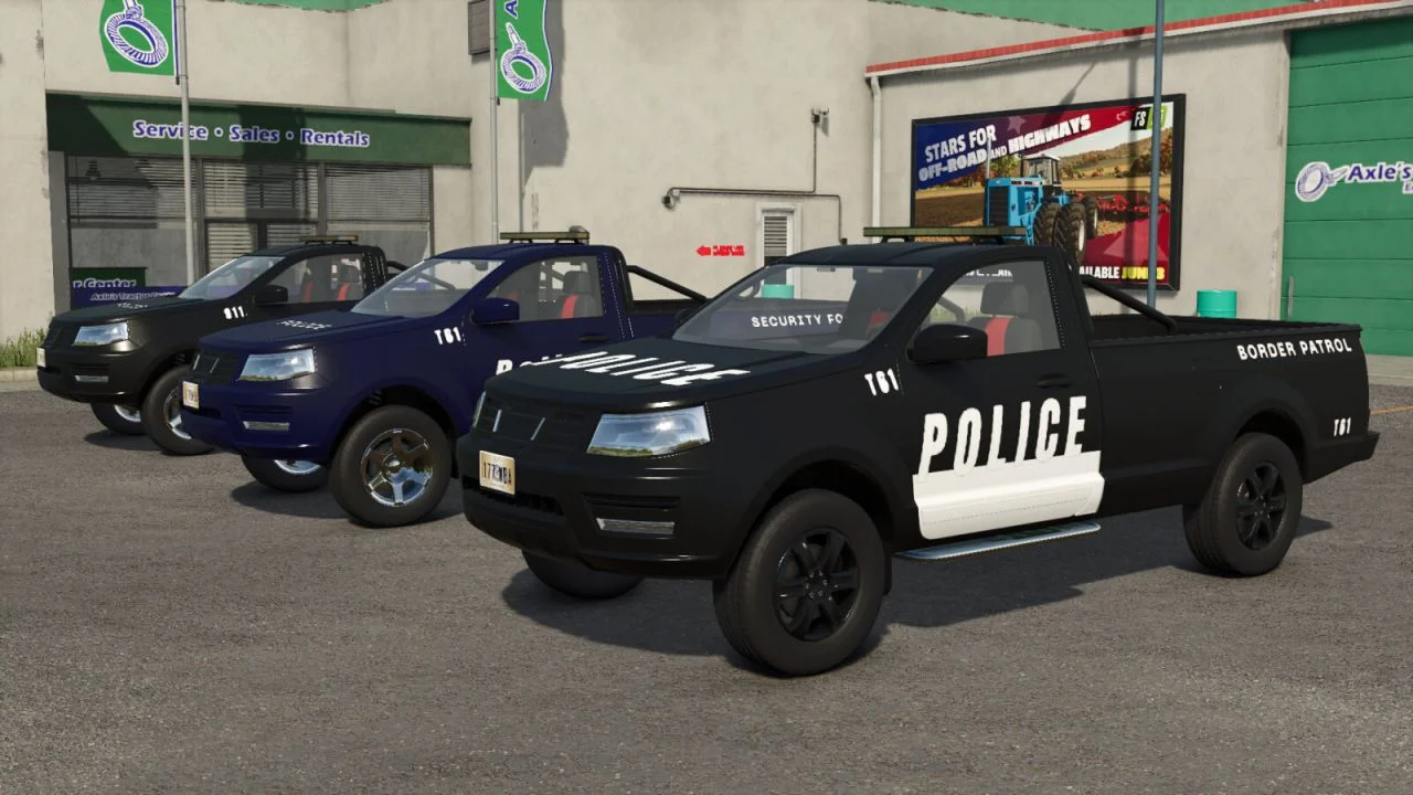 FS25 2017 Police Pickup V1.1 Vehicles Mod FS25 Mod Free Download