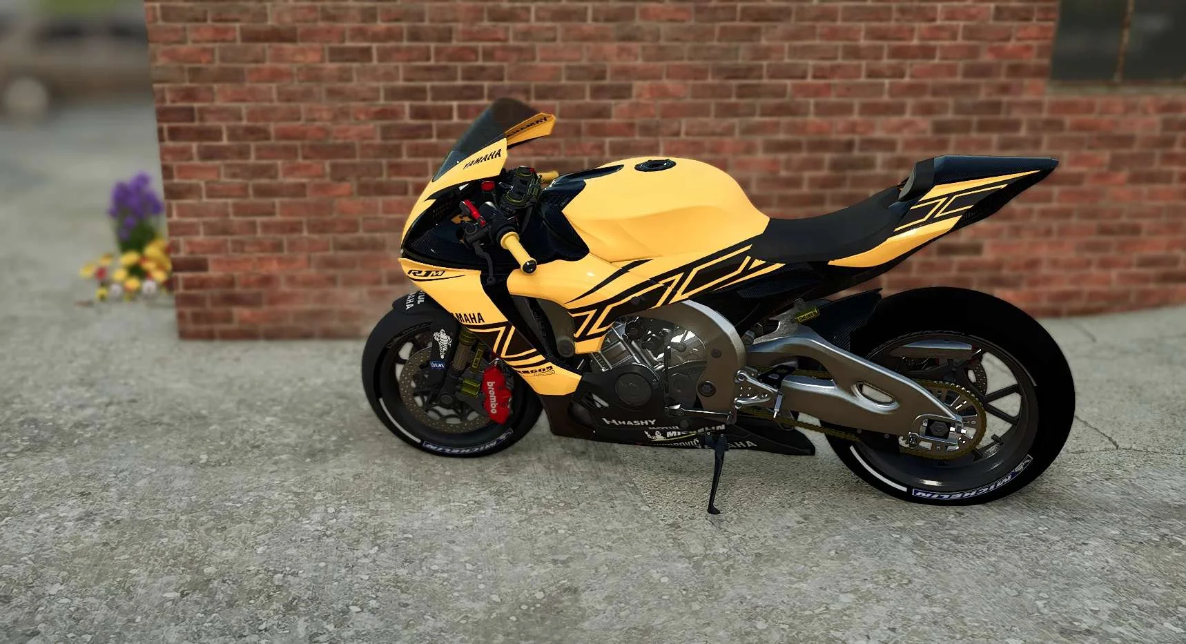 FS25 2020 Yamaha YZF R1-M v1.0 Vehicles Mod FS25 Mod Free Download