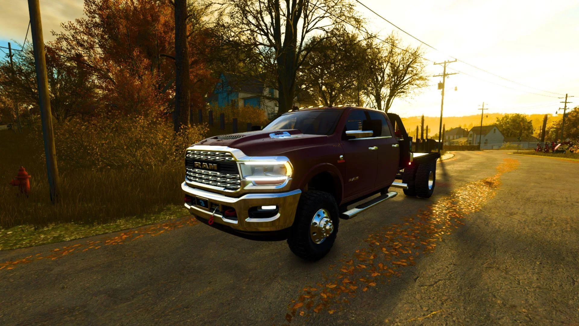 FS25 2024 Dodge Ram 3500 CrewCab V1.0.1.4 Vehicles Mod FS25 Mod Free Download