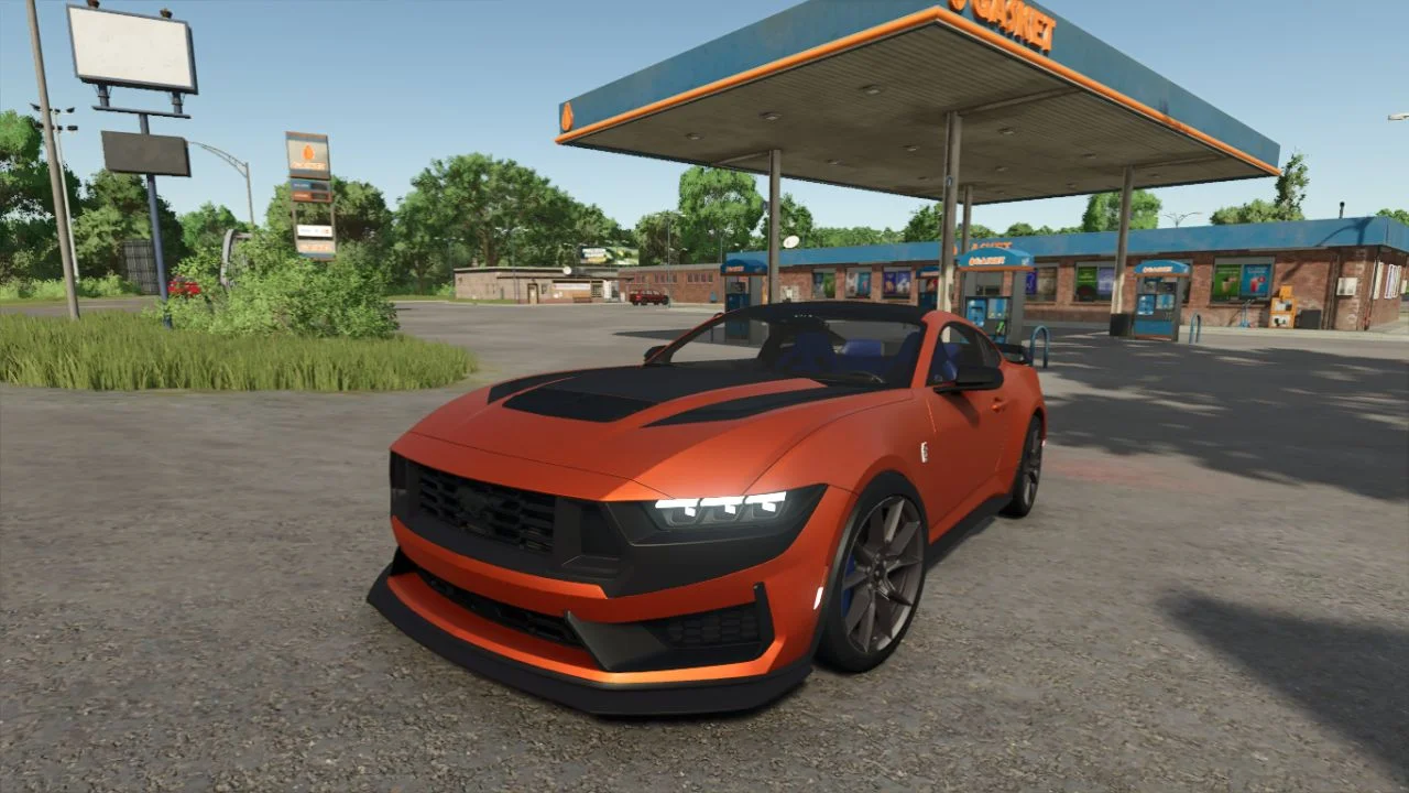 FS25 2024 Ford Mustang Dark Horse V1.1 Vehicles Mod FS25 Mod Free Download